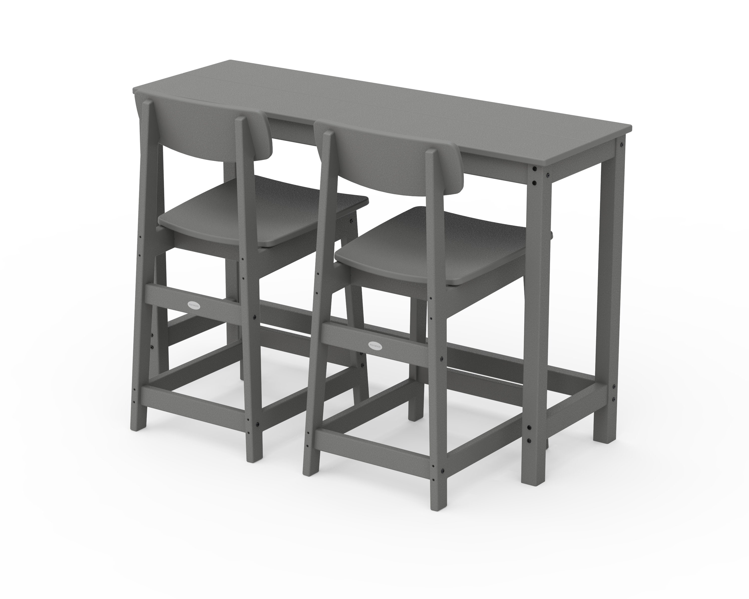 Modern Studio Urban Counter Chair 3-Piece Balcony Set
