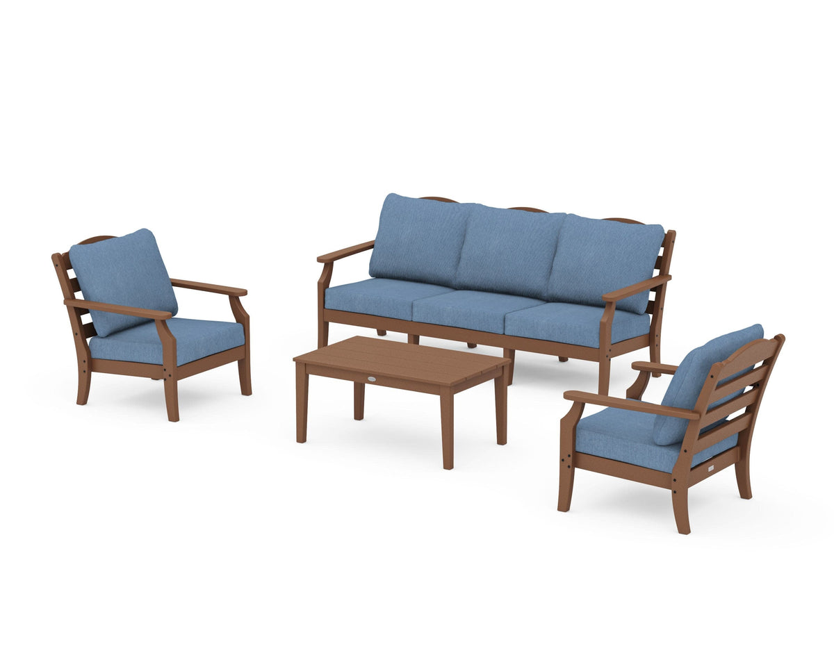 Savannah 4-Piece Deep Seating Set with Sofa