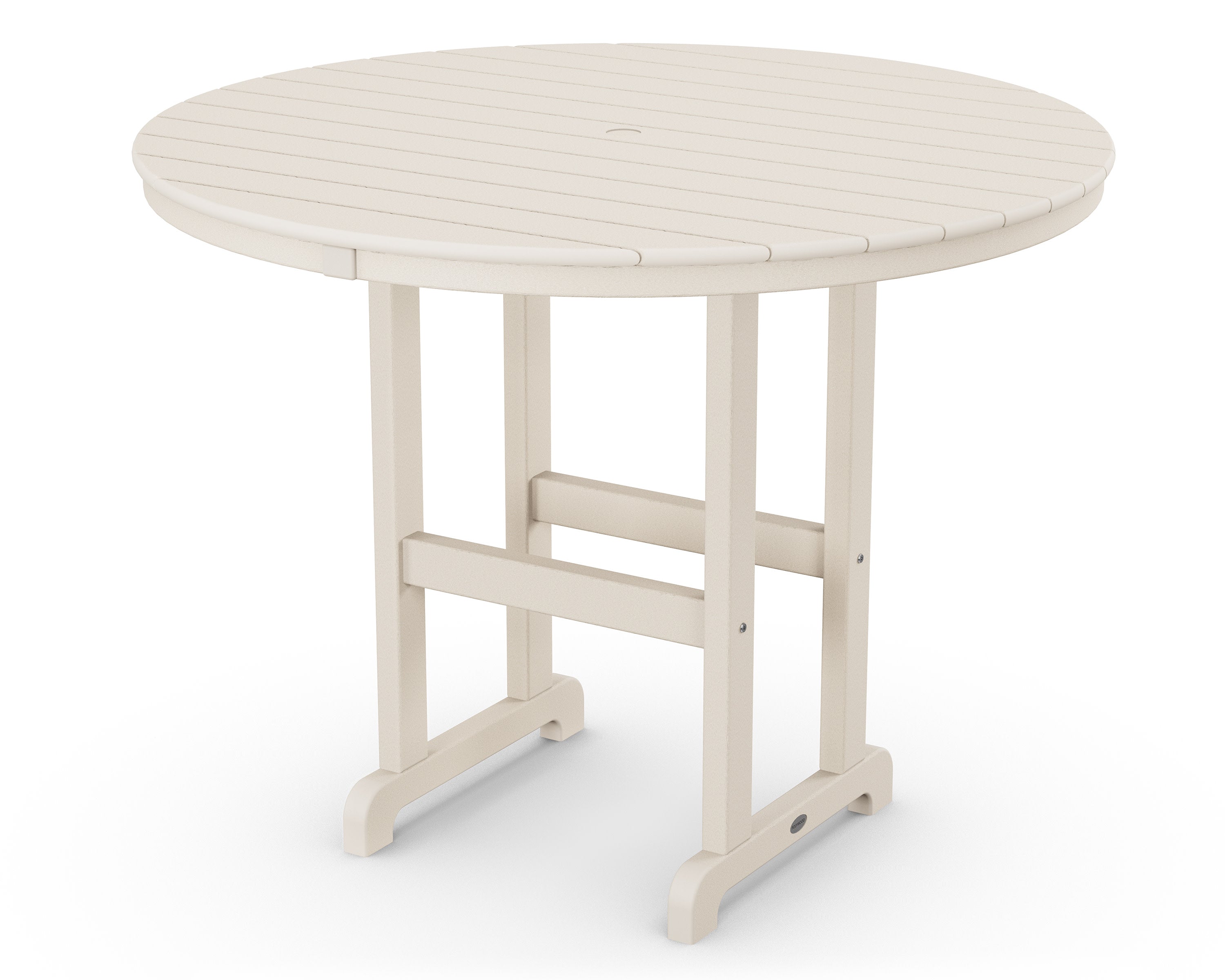 48" Round Farmhouse Counter Table