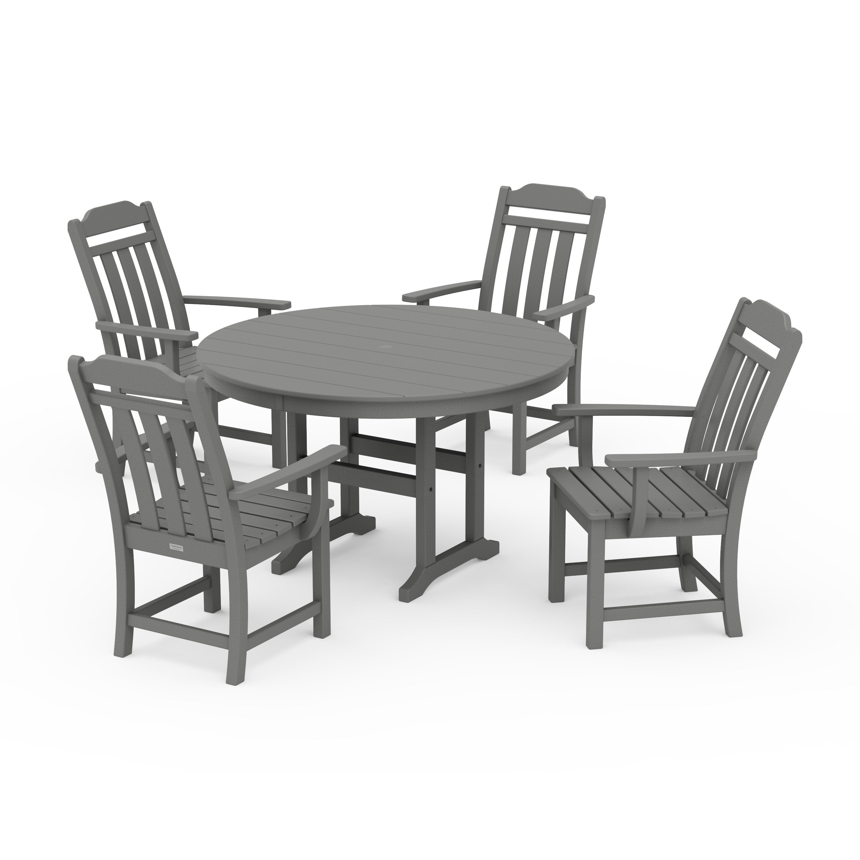 Cottage 5-Piece Round Farmhouse Dining Set