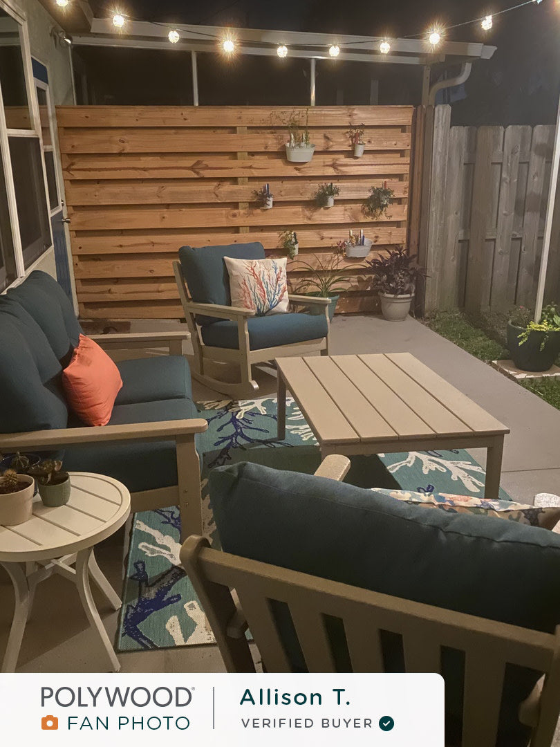 Vineyard 4-Piece Deep Seating Rocking Chair Set