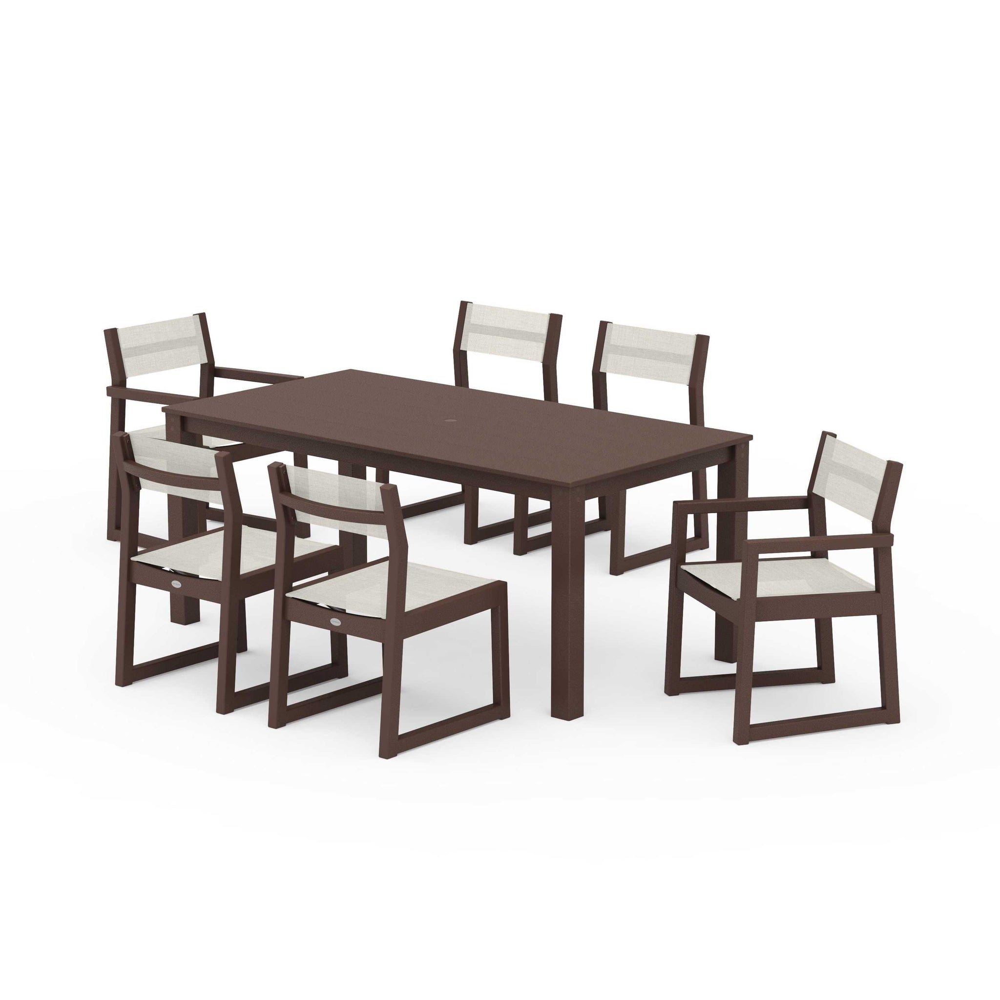 EDGE Sling 7-Piece Parsons Dining Set