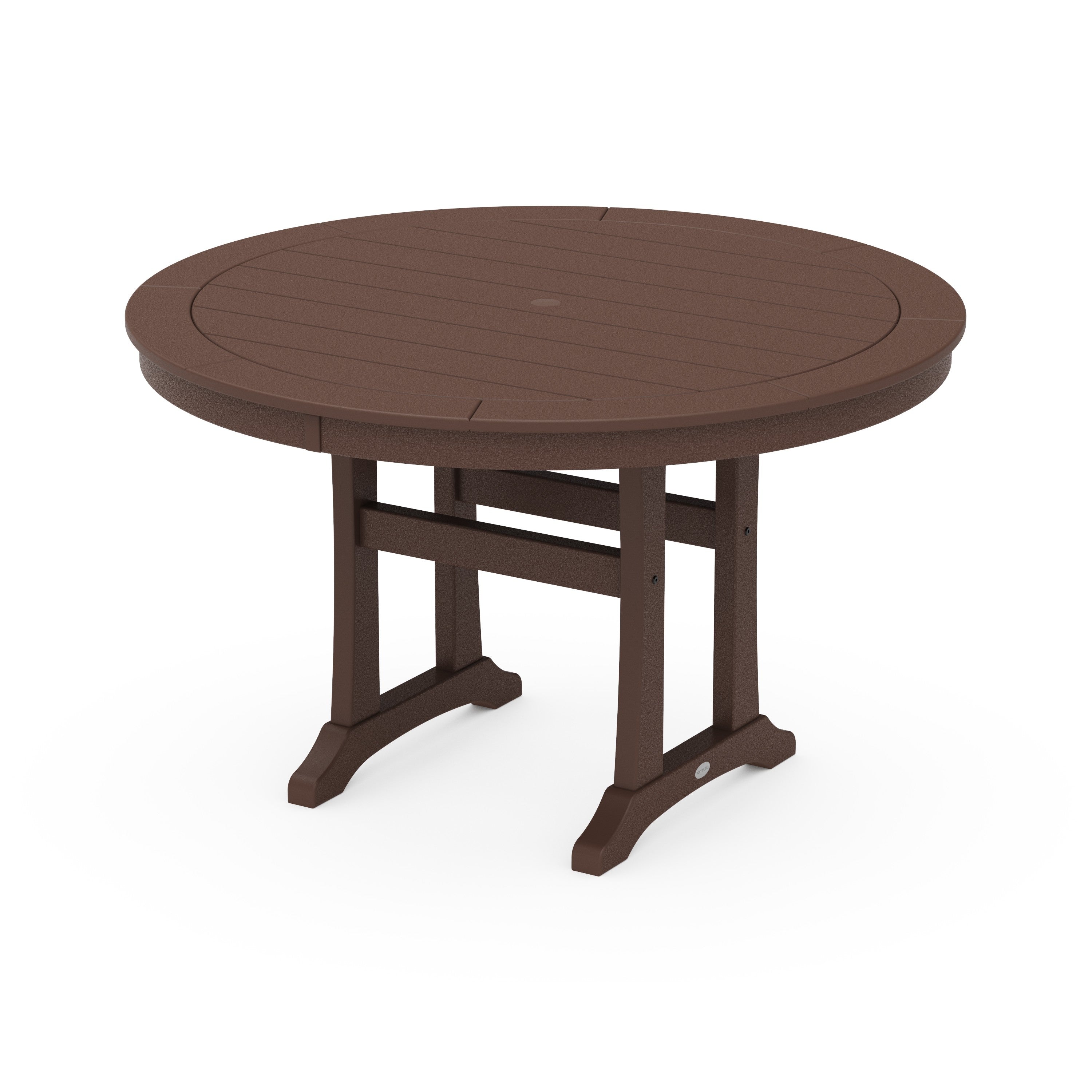 Nautical Trestle 48" Round Dining Table