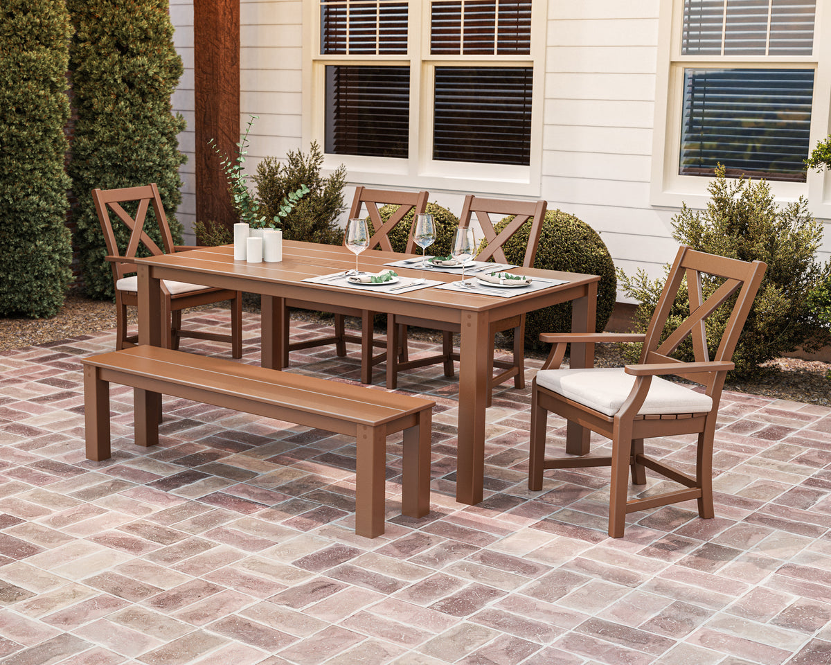 Braxton 6-Piece Parsons Dining Set with Bench