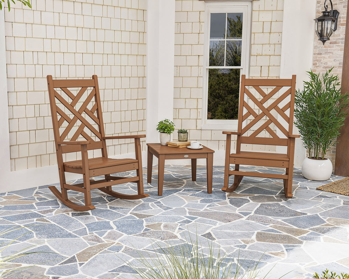 Chippendale 3-Piece Rocking Chair Set