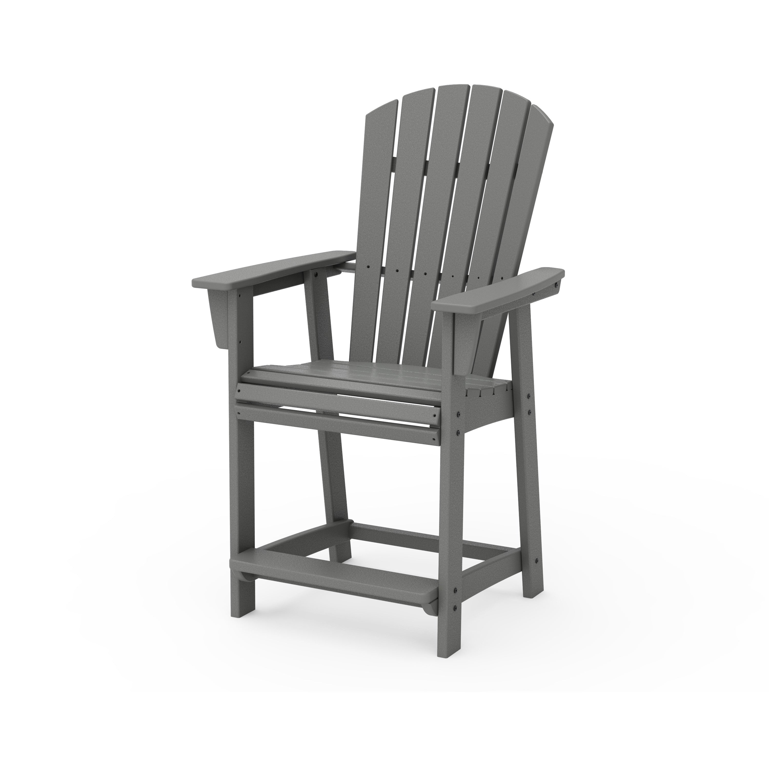 Nautical Curveback Adirondack Counter Chair - Main Image