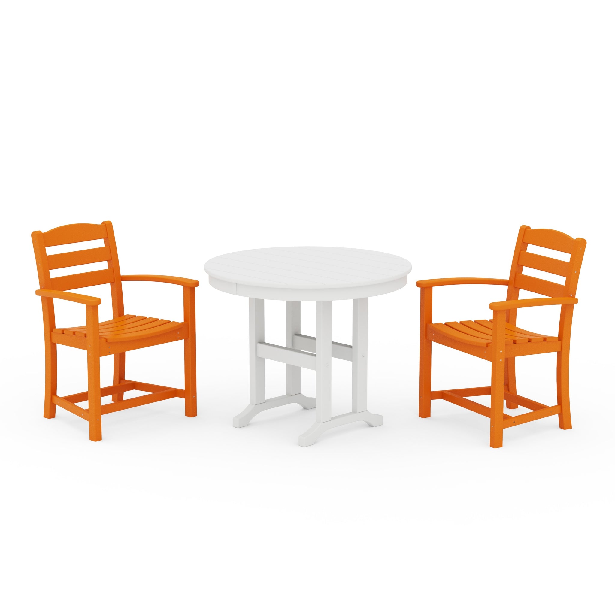 La Casa Café 3-Piece Round Dining Set
