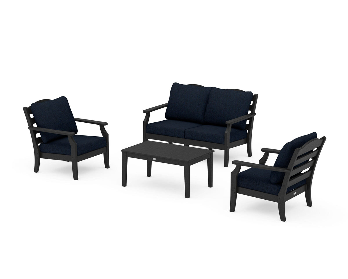 Savannah 4-Piece Deep Seating Set with Loveseat