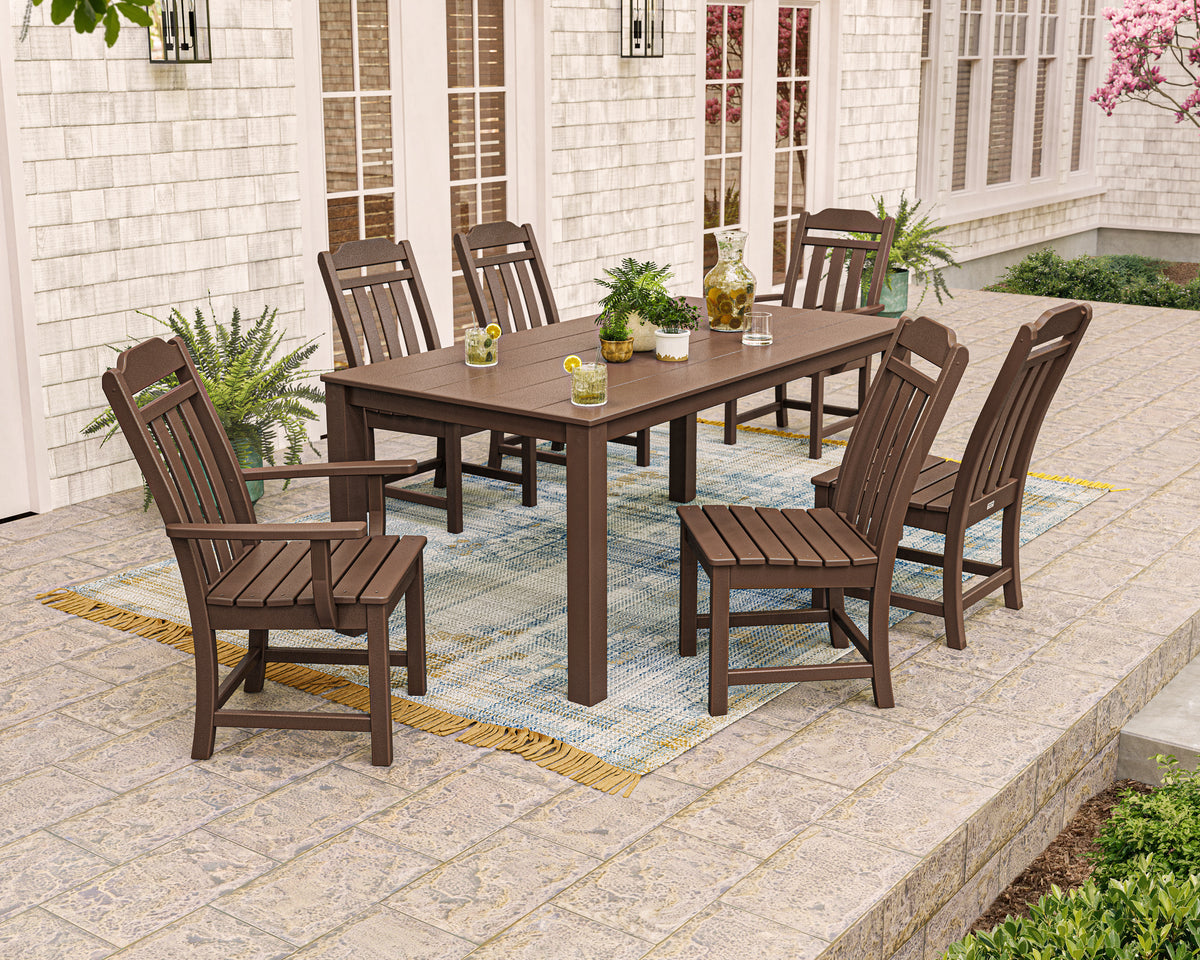 Cottage 7-Piece Parsons Dining Set
