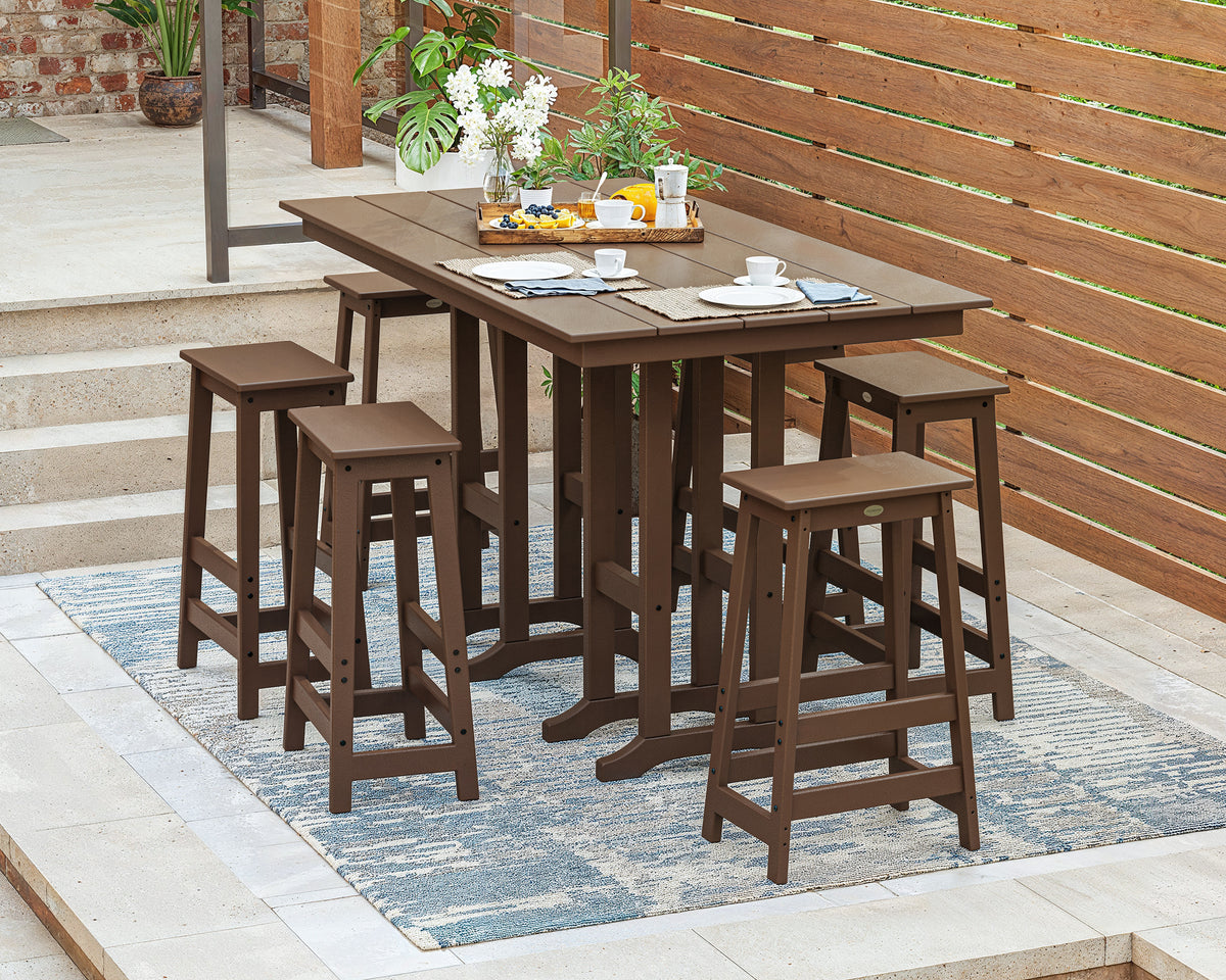 Modern Studio Bar Stool 7-Piece Set