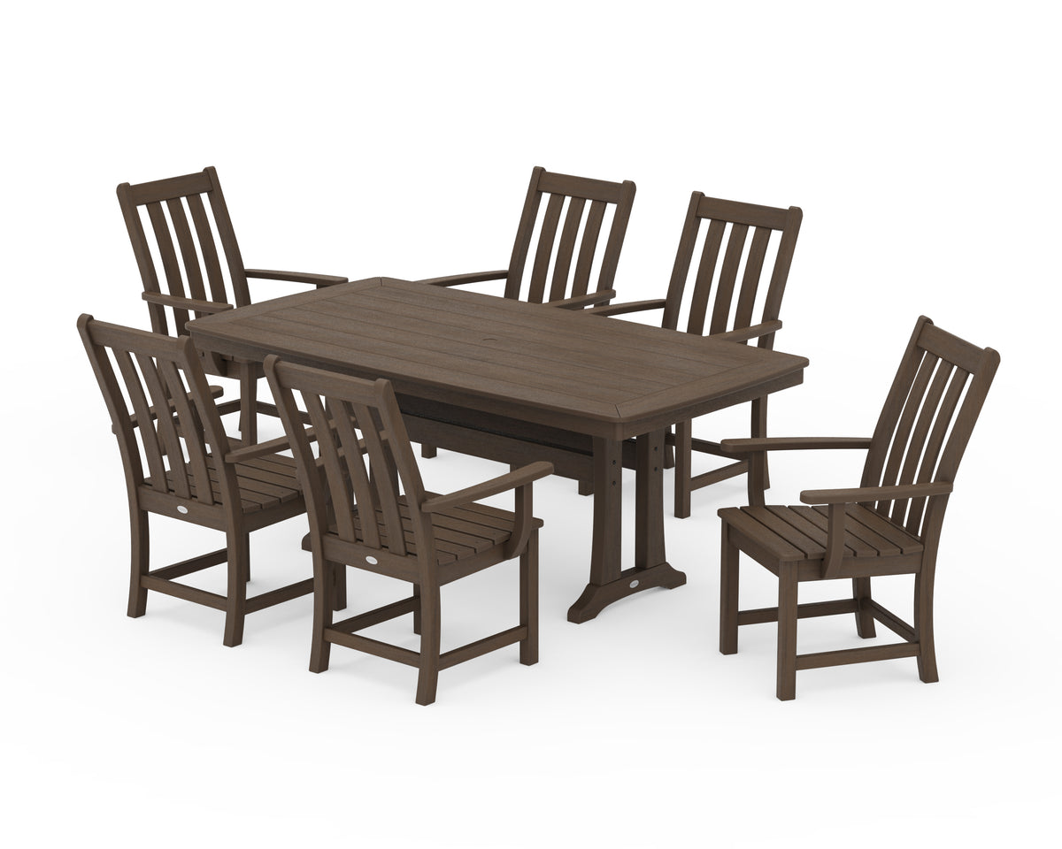 Vineyard 7-Piece Arm Chair Dining Set