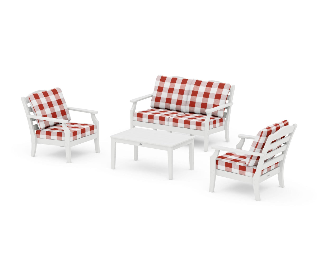Savannah 4-Piece Deep Seating Set with Loveseat