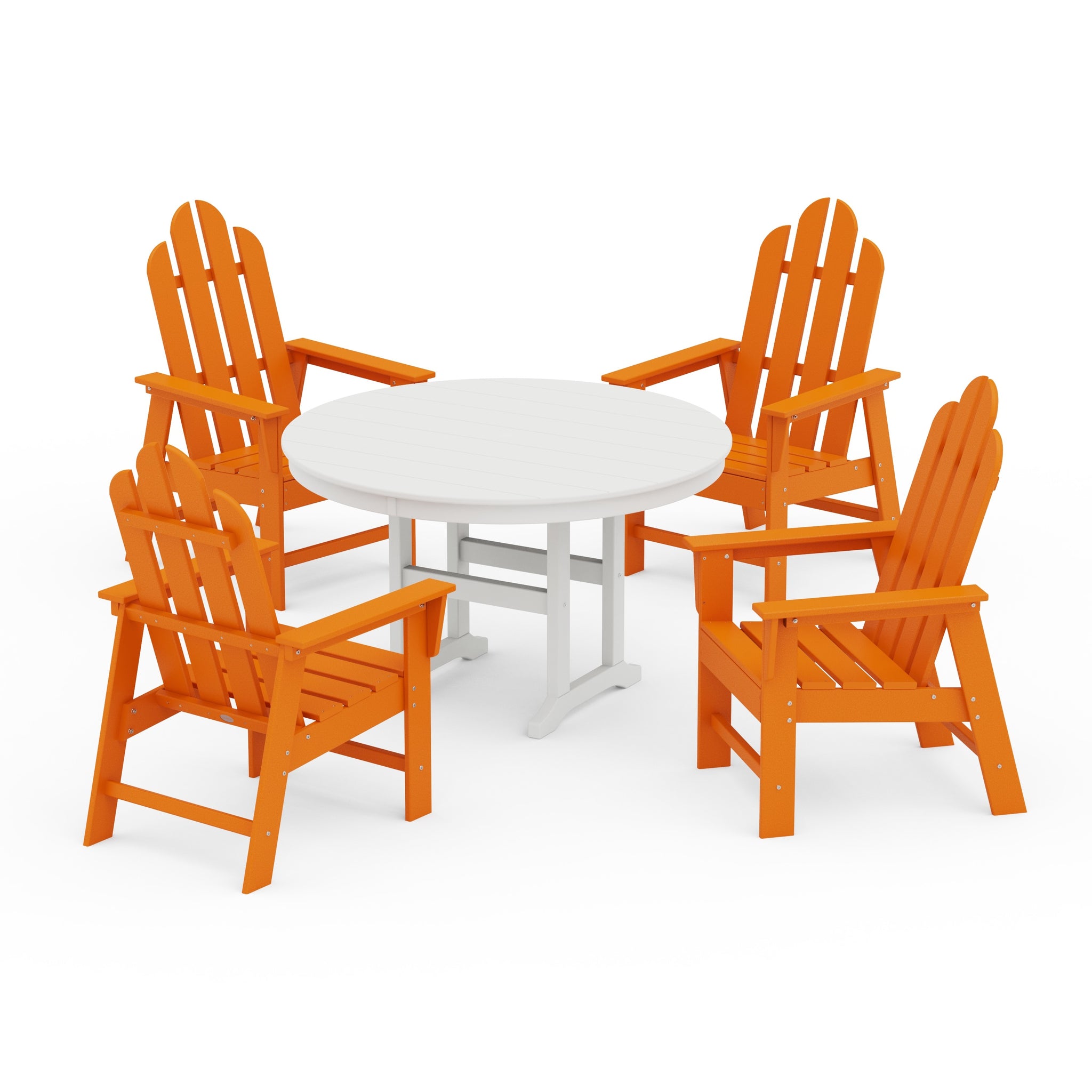 Long Island 5-Piece Round Farmhouse Dining Set
