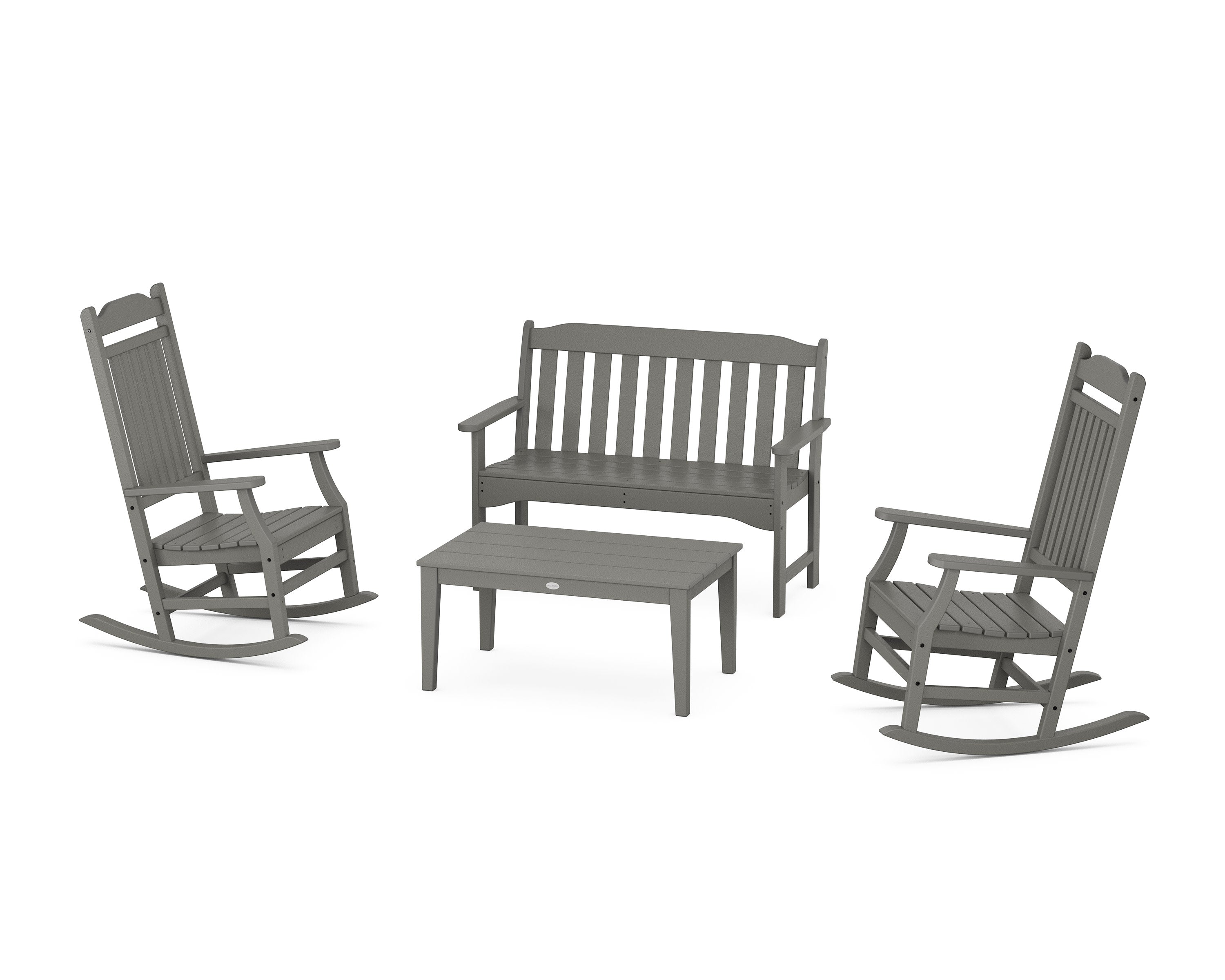 Cottage Rocking Chair 4-Piece Porch Set