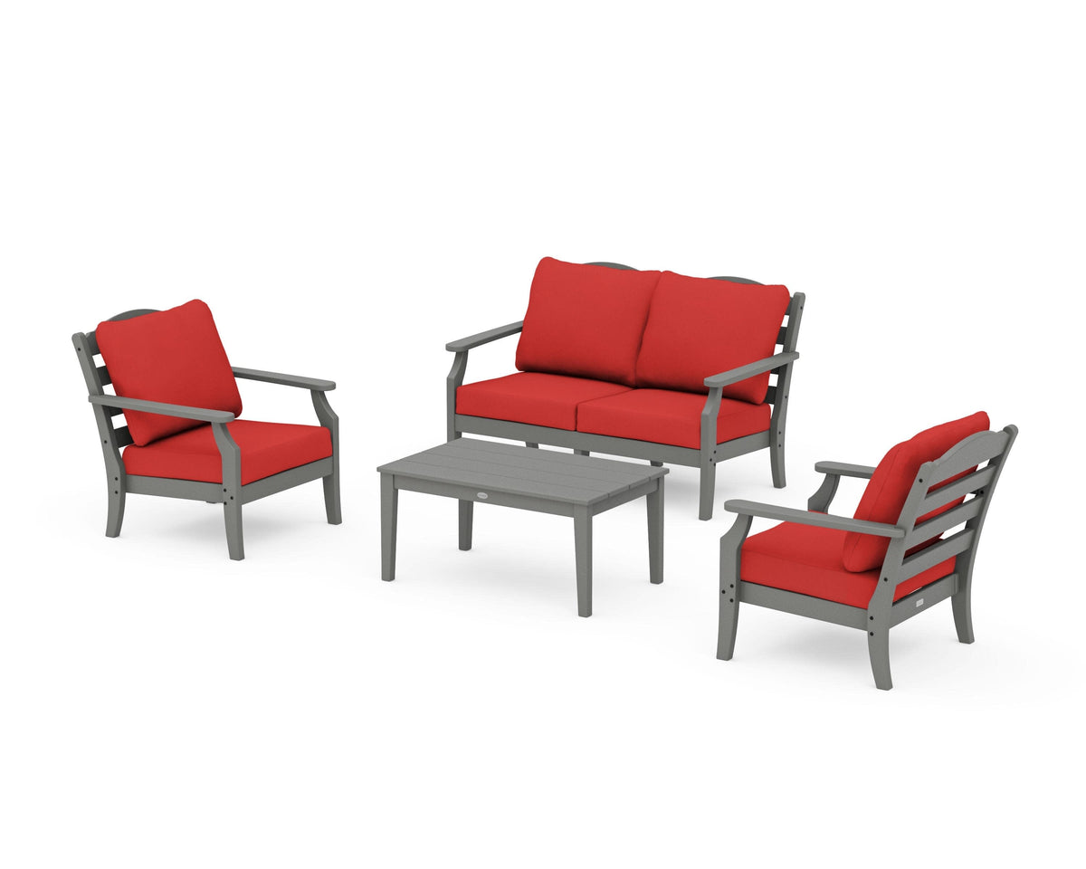 Savannah 4-Piece Deep Seating Set with Loveseat