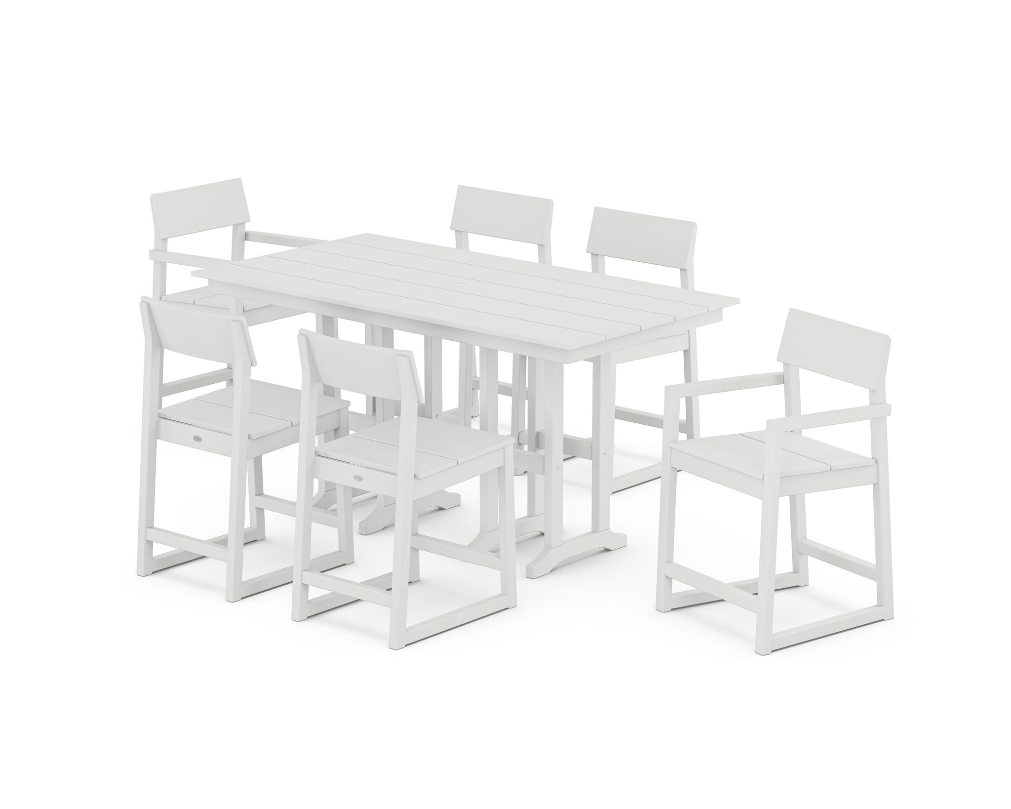EDGE 7-Piece Farmhouse Counter Set