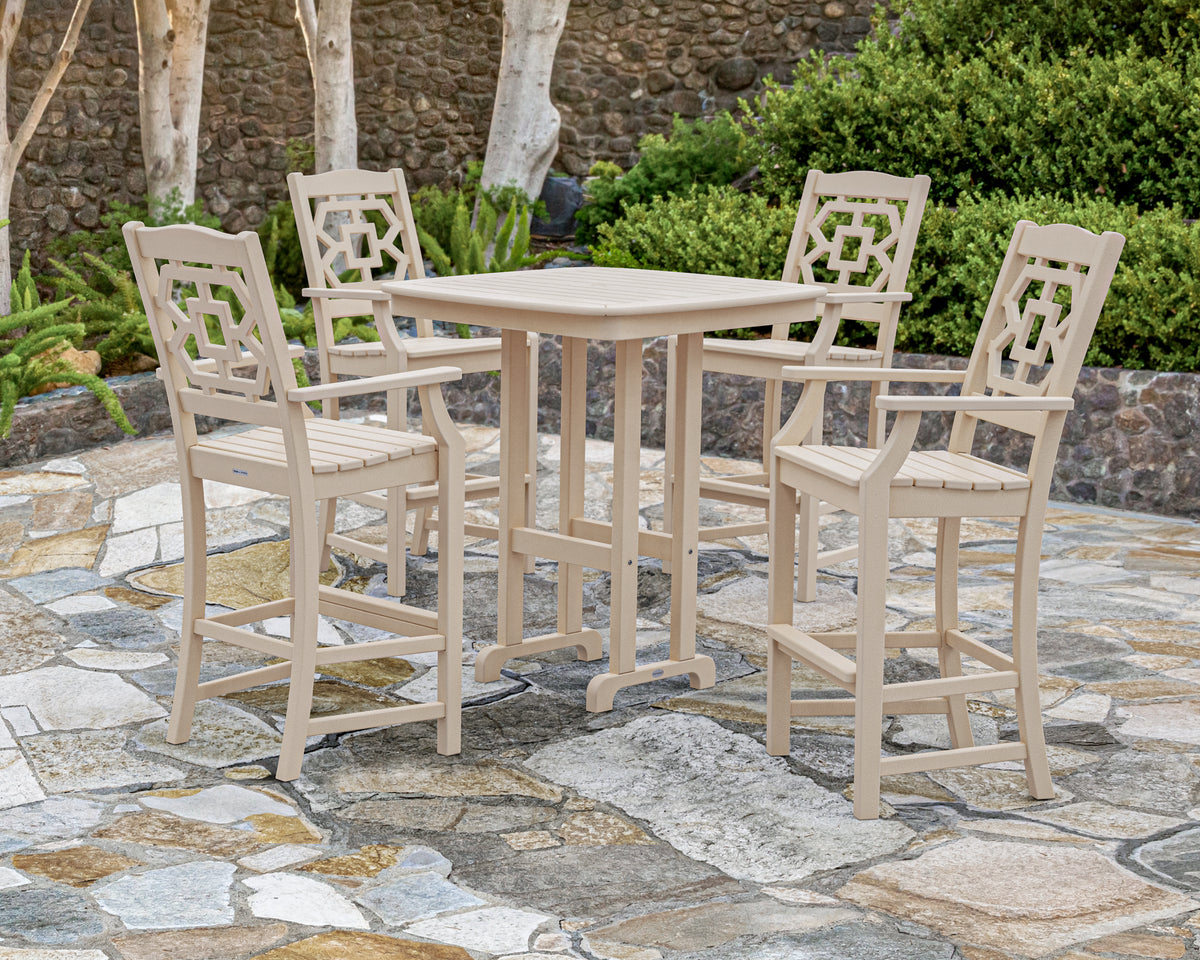 Chinoiserie 5-Piece Bar Set