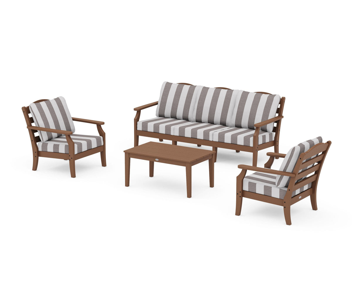 Savannah 4-Piece Deep Seating Set with Sofa