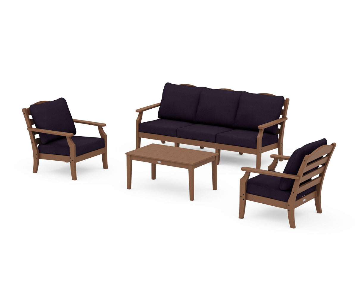 Savannah 4-Piece Deep Seating Set with Sofa