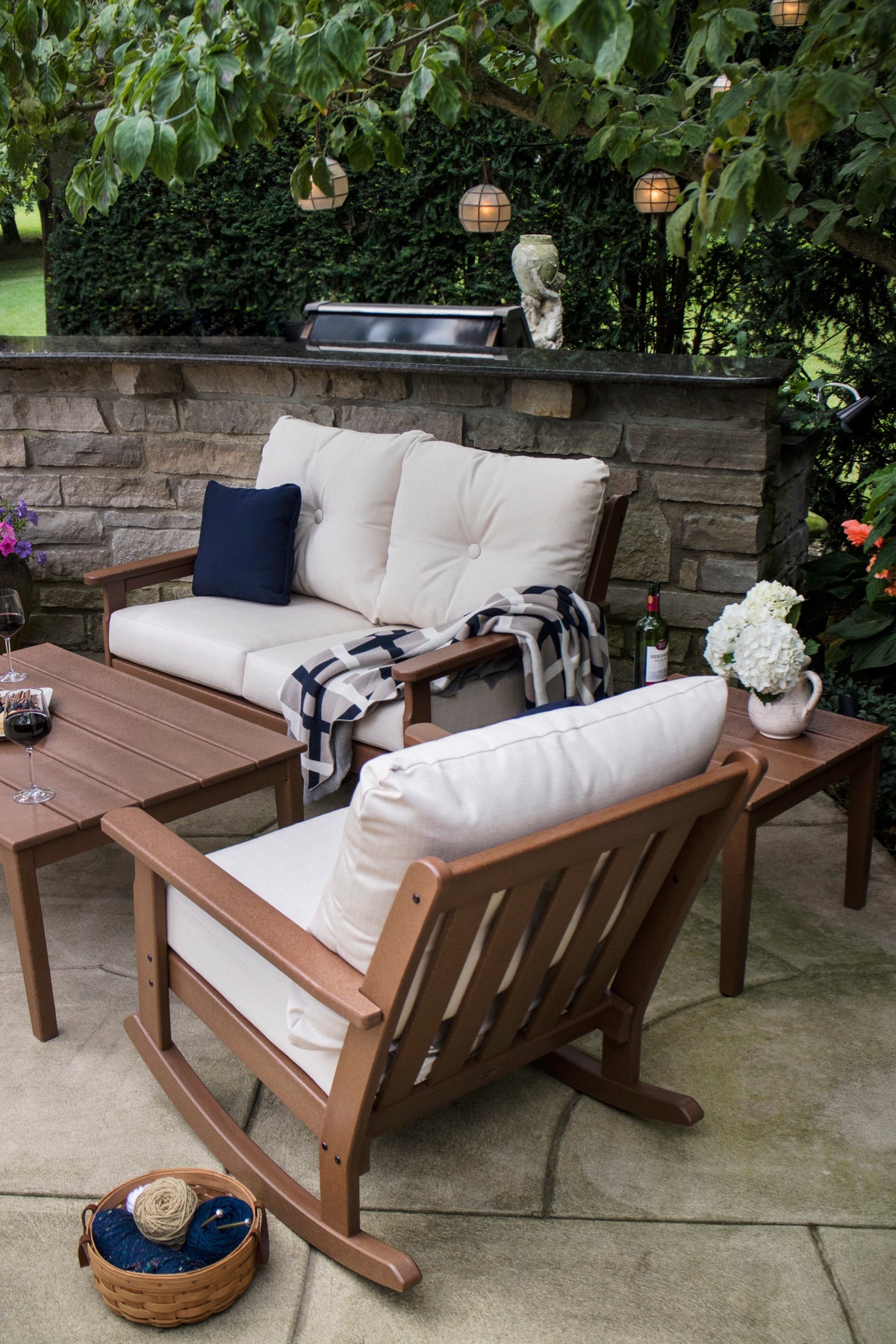 Vineyard 4-Piece Deep Seating Rocker Set