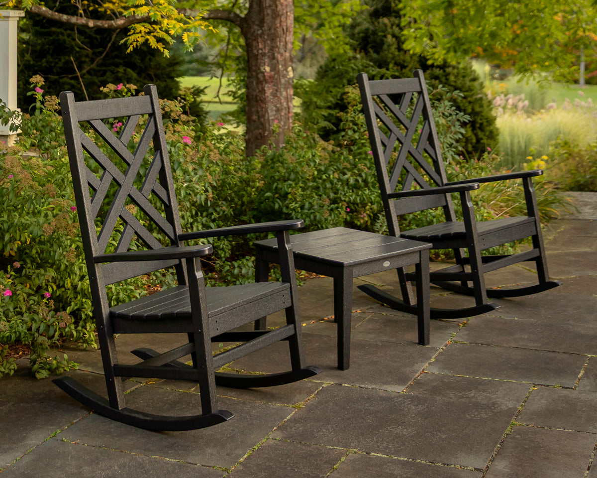 Chippendale 3-Piece Rocking Chair Set