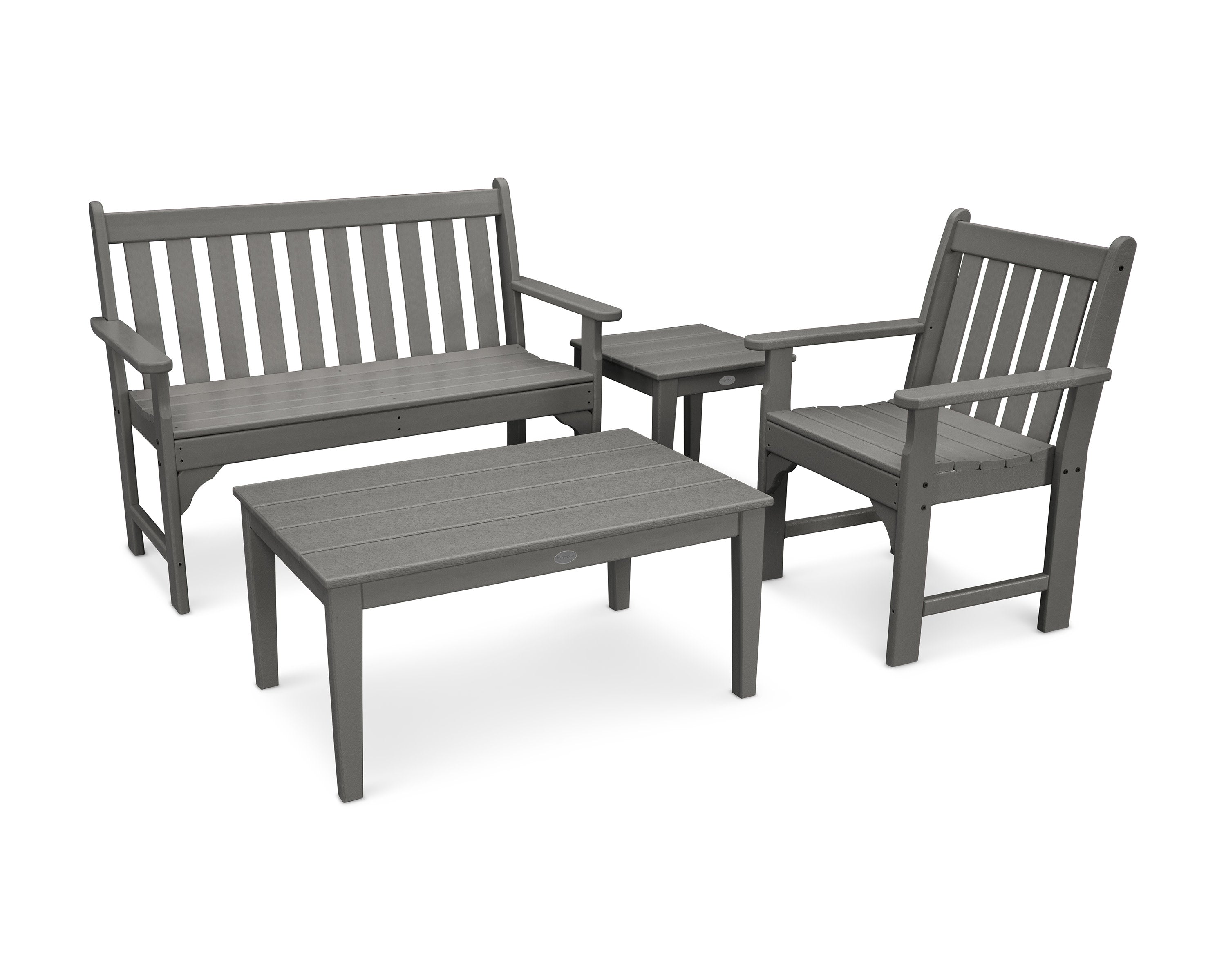 Vineyard 4-Piece Bench Seating Set