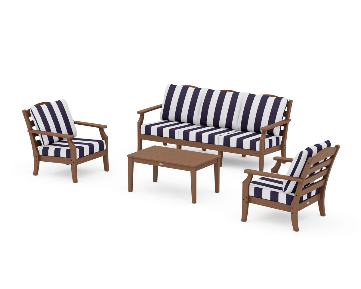Savannah 4-Piece Deep Seating Set with Sofa