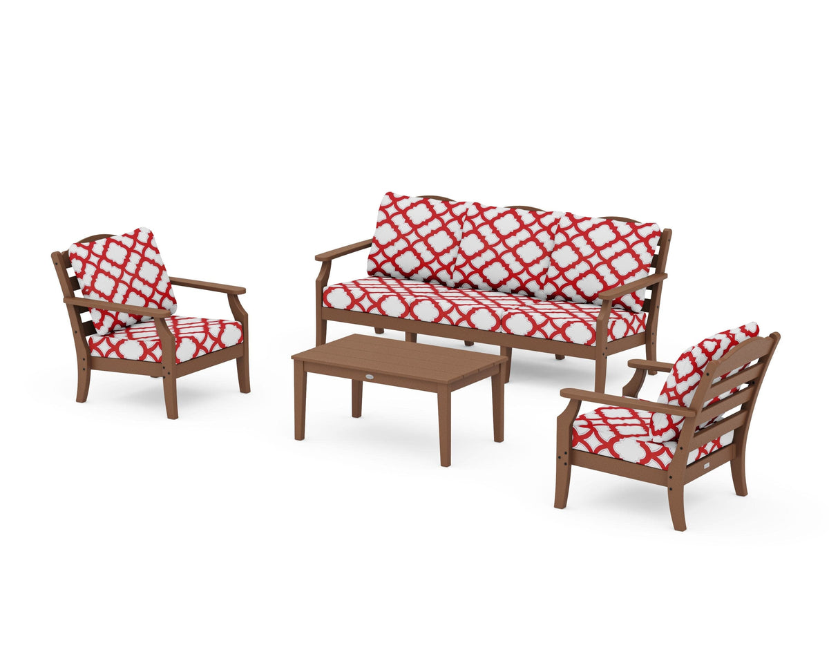 Savannah 4-Piece Deep Seating Set with Sofa