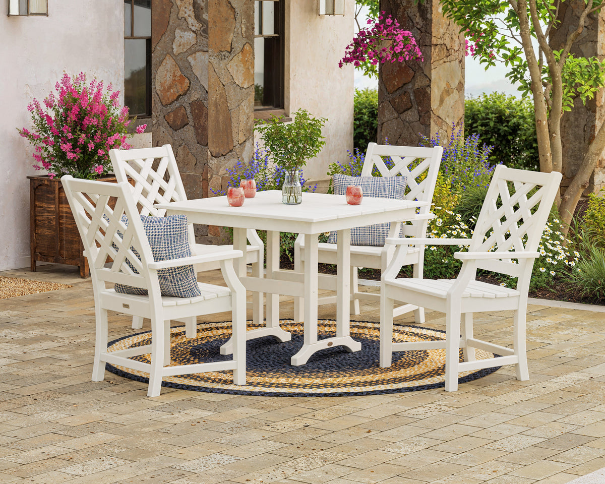 Wovendale 5-Piece Farmhouse Dining Set