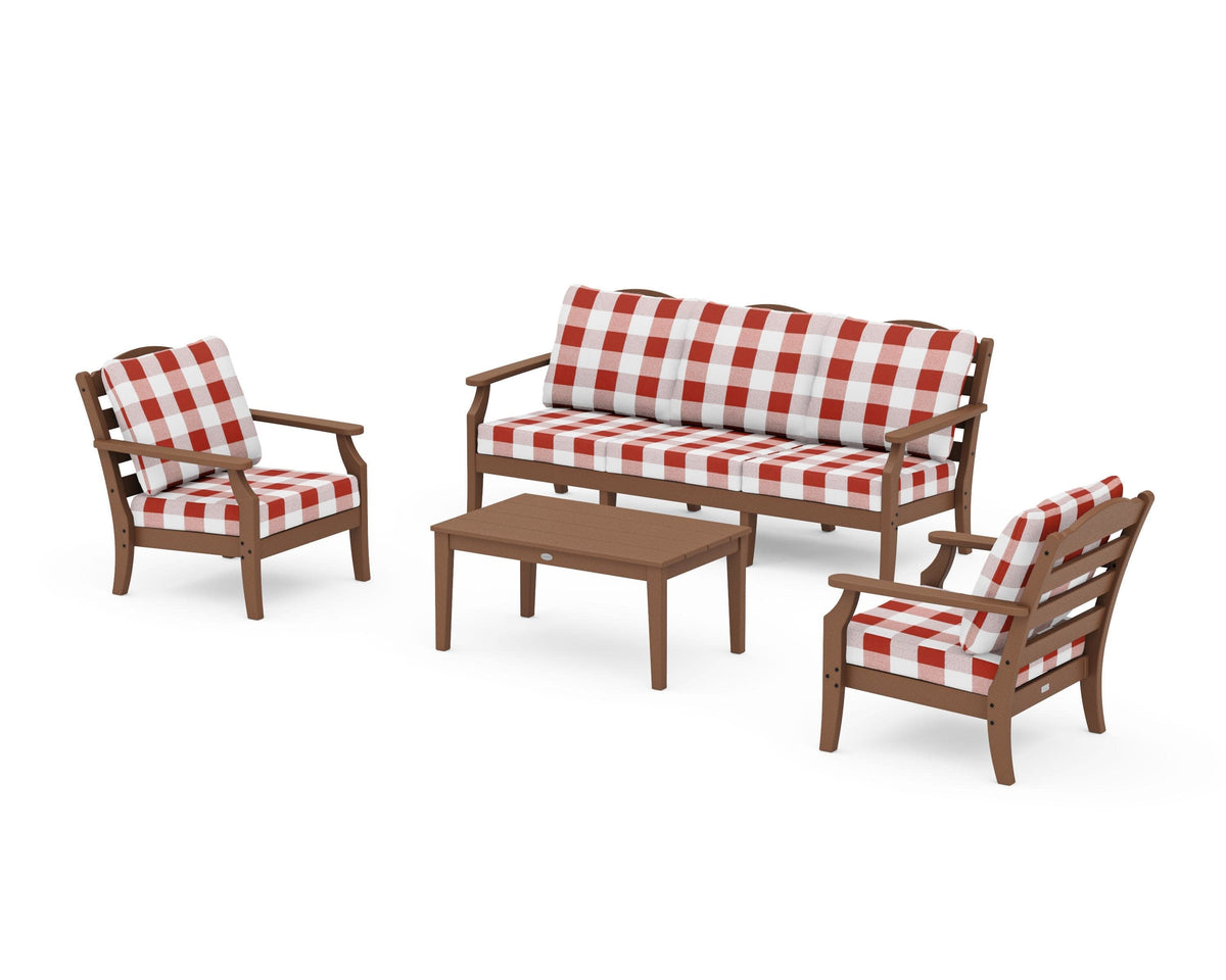 Savannah 4-Piece Deep Seating Set with Sofa
