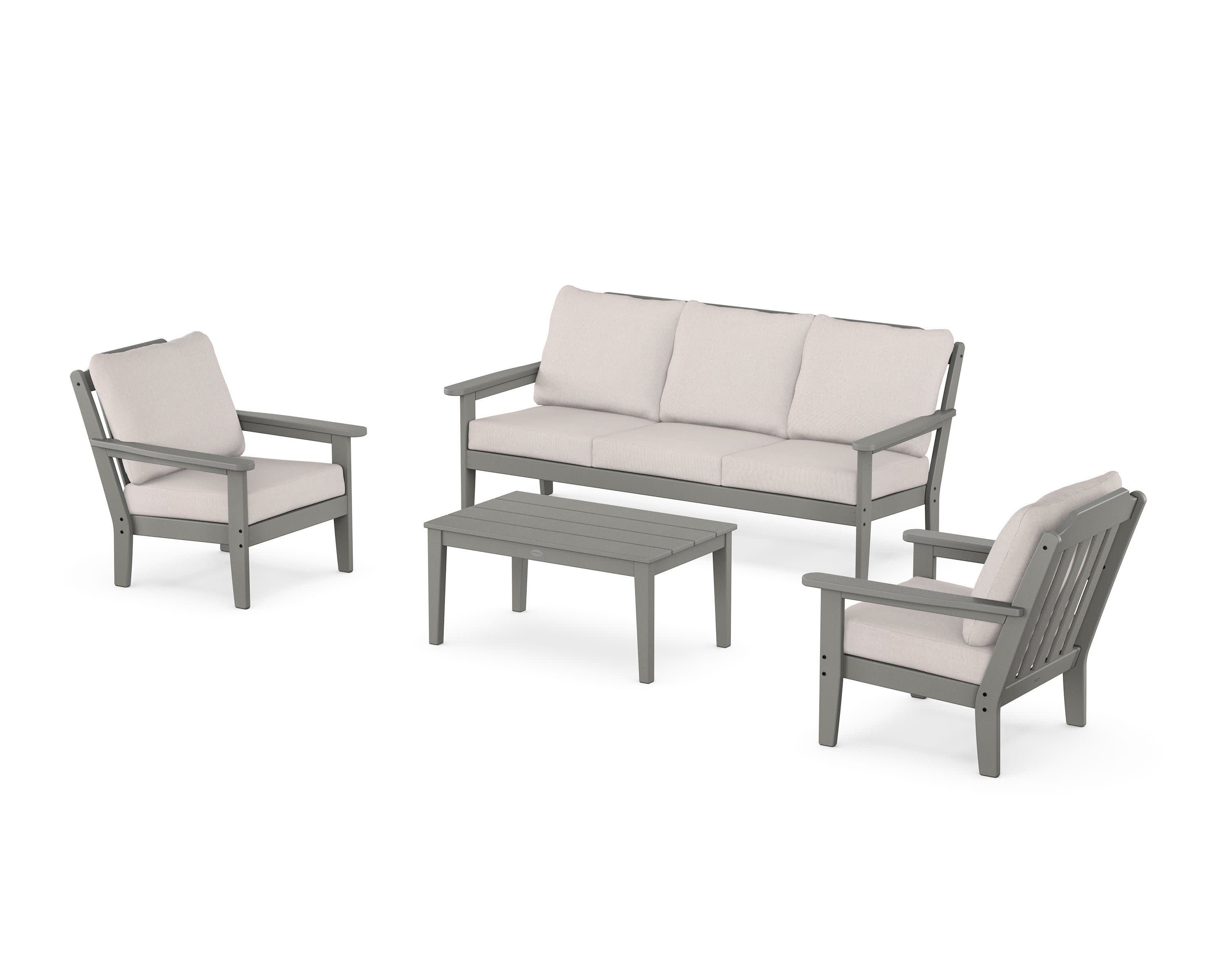 Cottage 4-Piece Deep Seating Set with Sofa