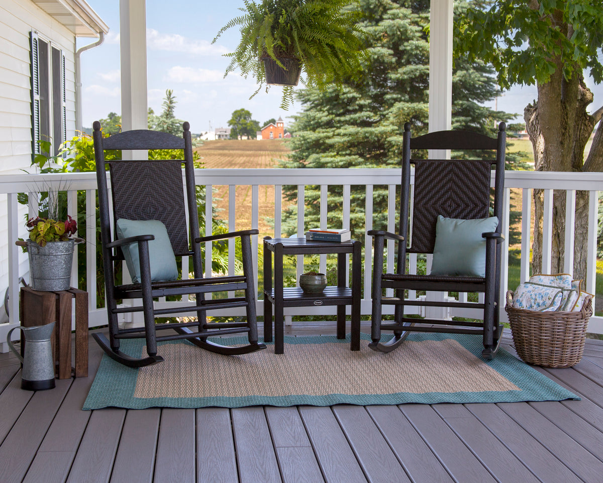 Jefferson 3-Piece Woven Rocker Set