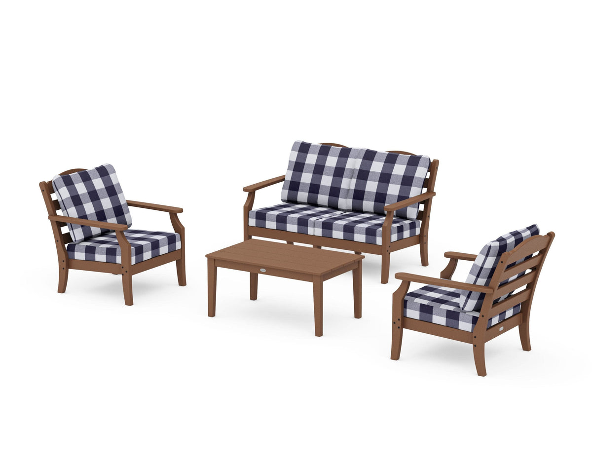 Savannah 4-Piece Deep Seating Set with Loveseat