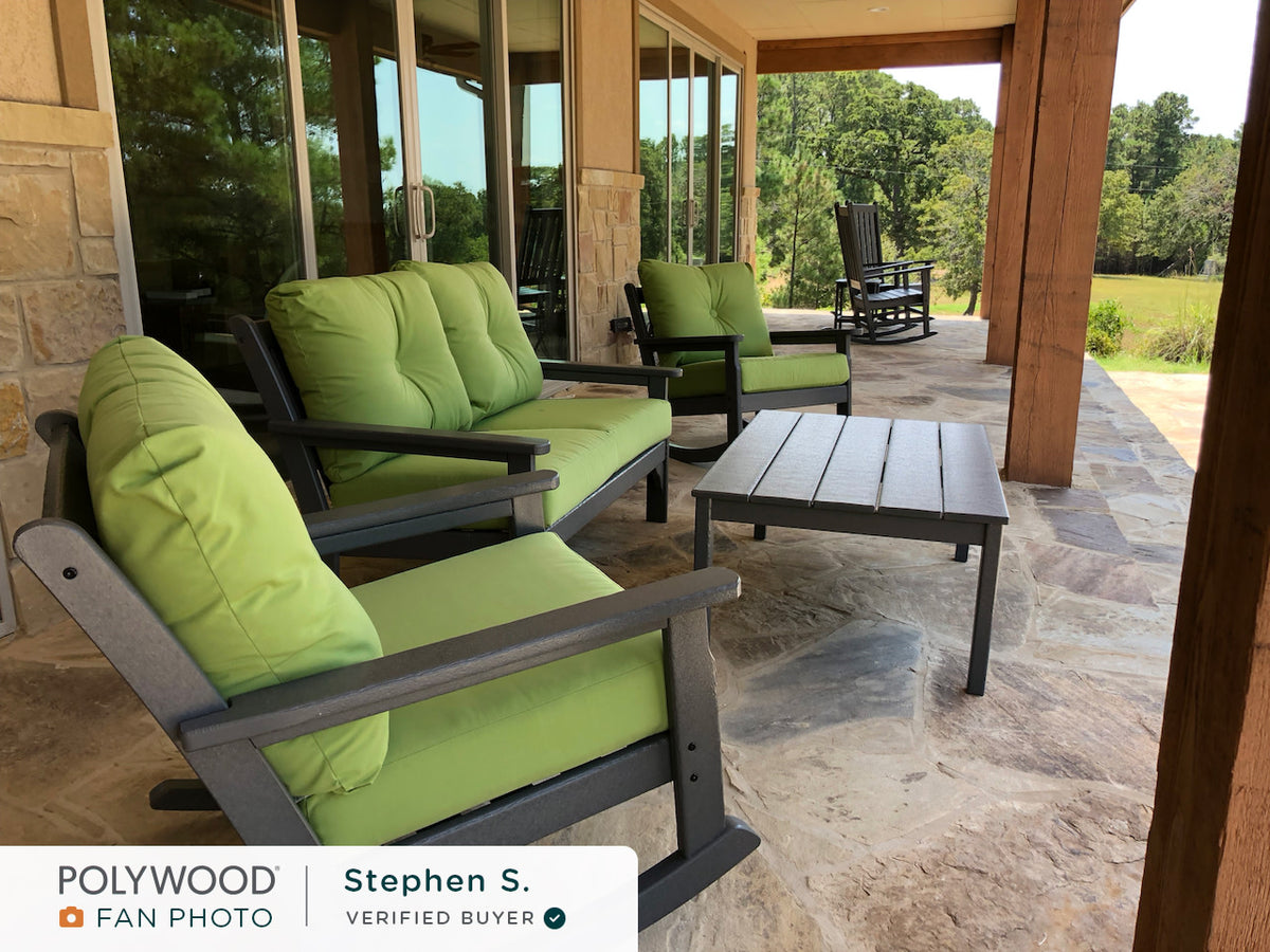 Vineyard 4-Piece Deep Seating Rocking Chair Set