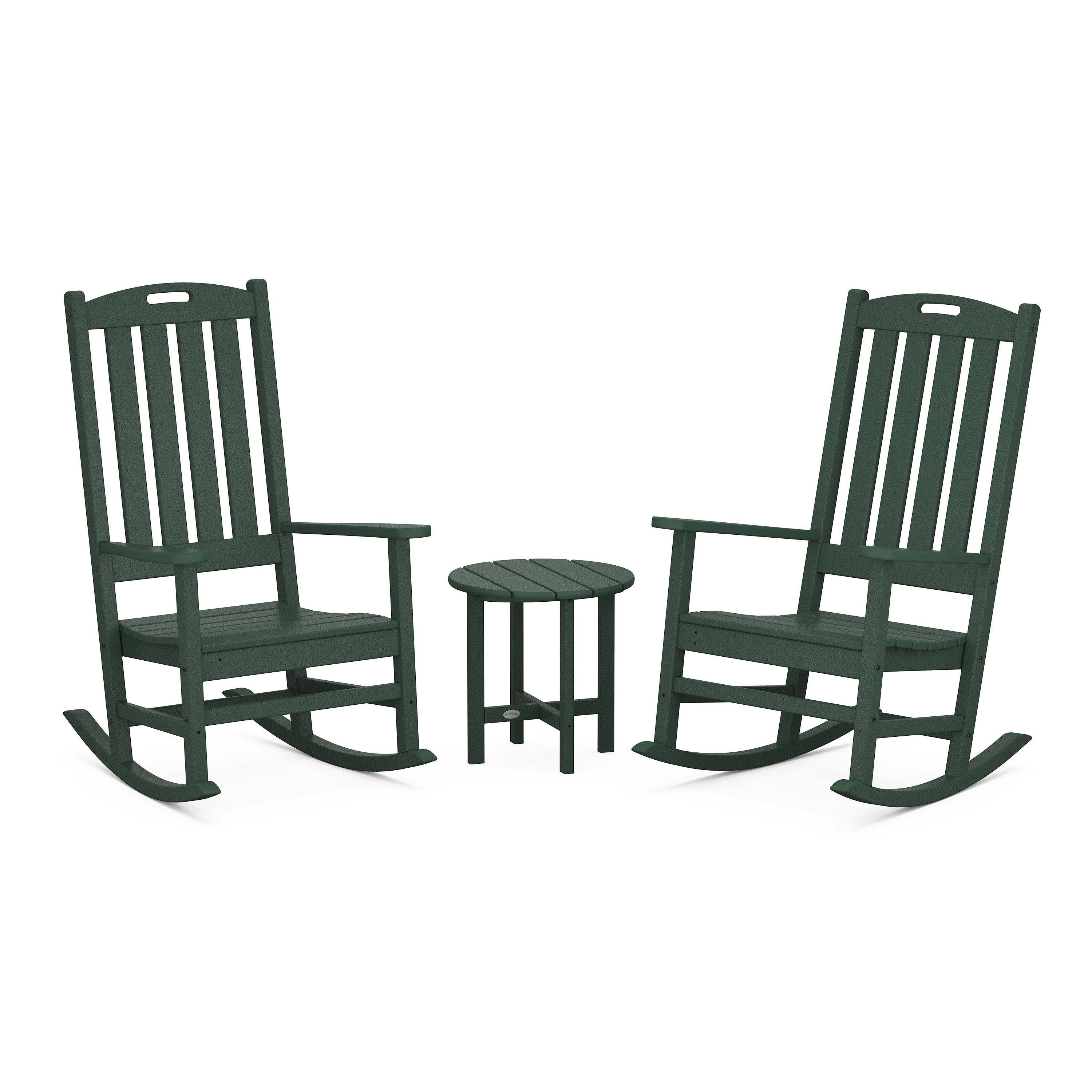 Nautical 3-Piece Porch Rocking Chair Set