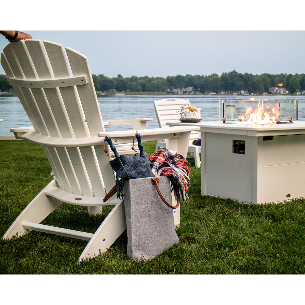 Nautical Curveback Adirondack Chair
