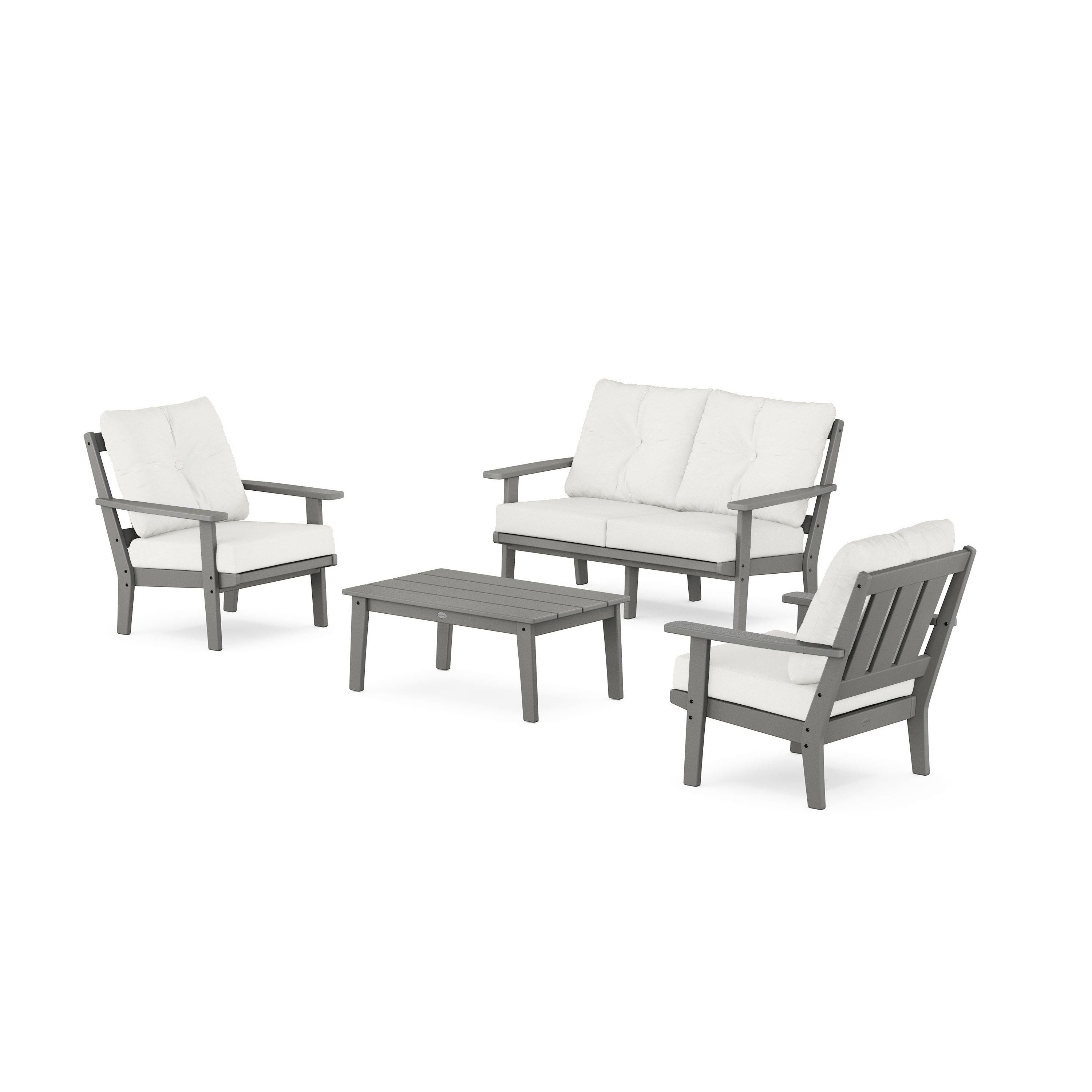 Oxford 4-Piece Deep Seating Set with Loveseat