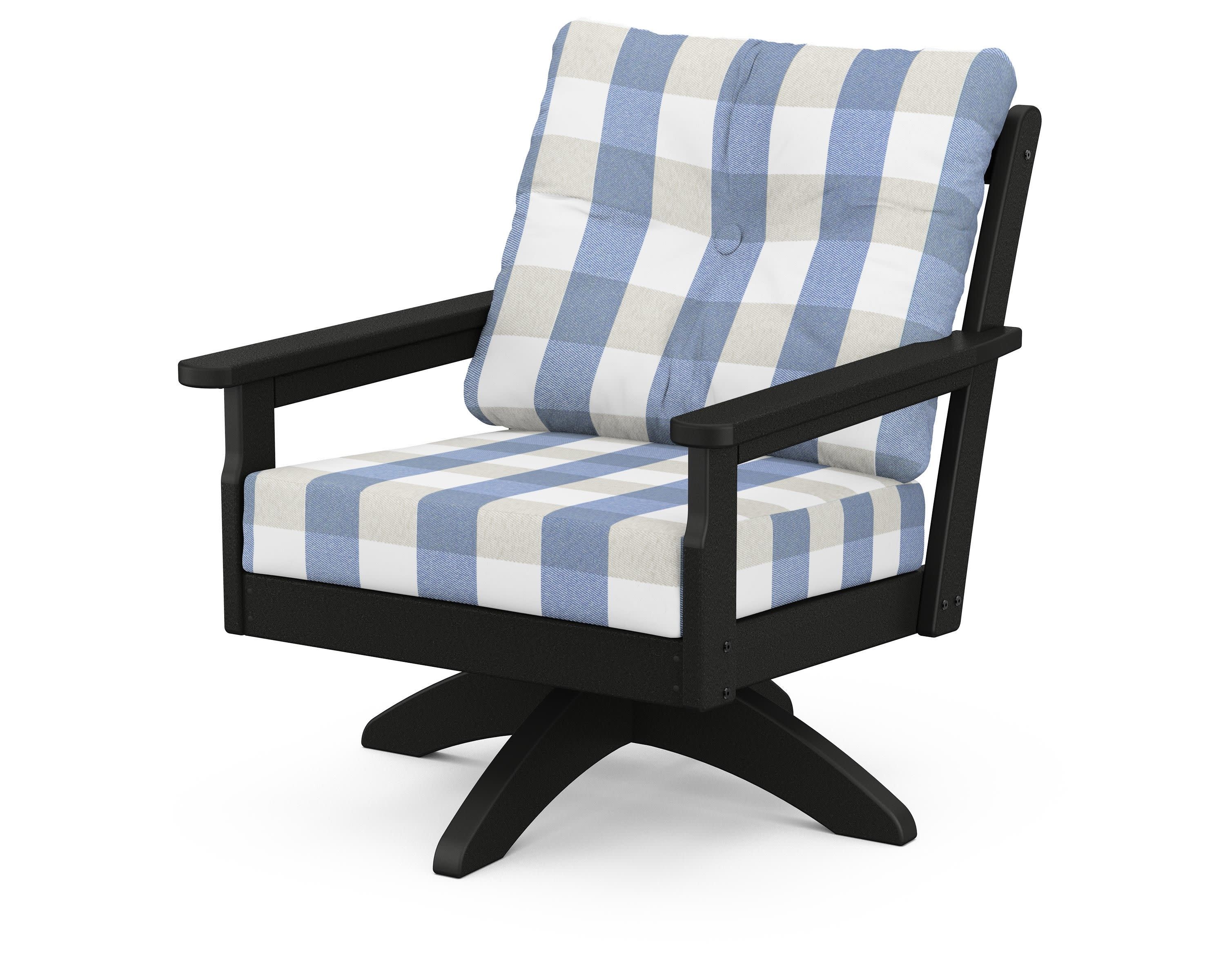 Vineyard Deep Seating Swivel Chair