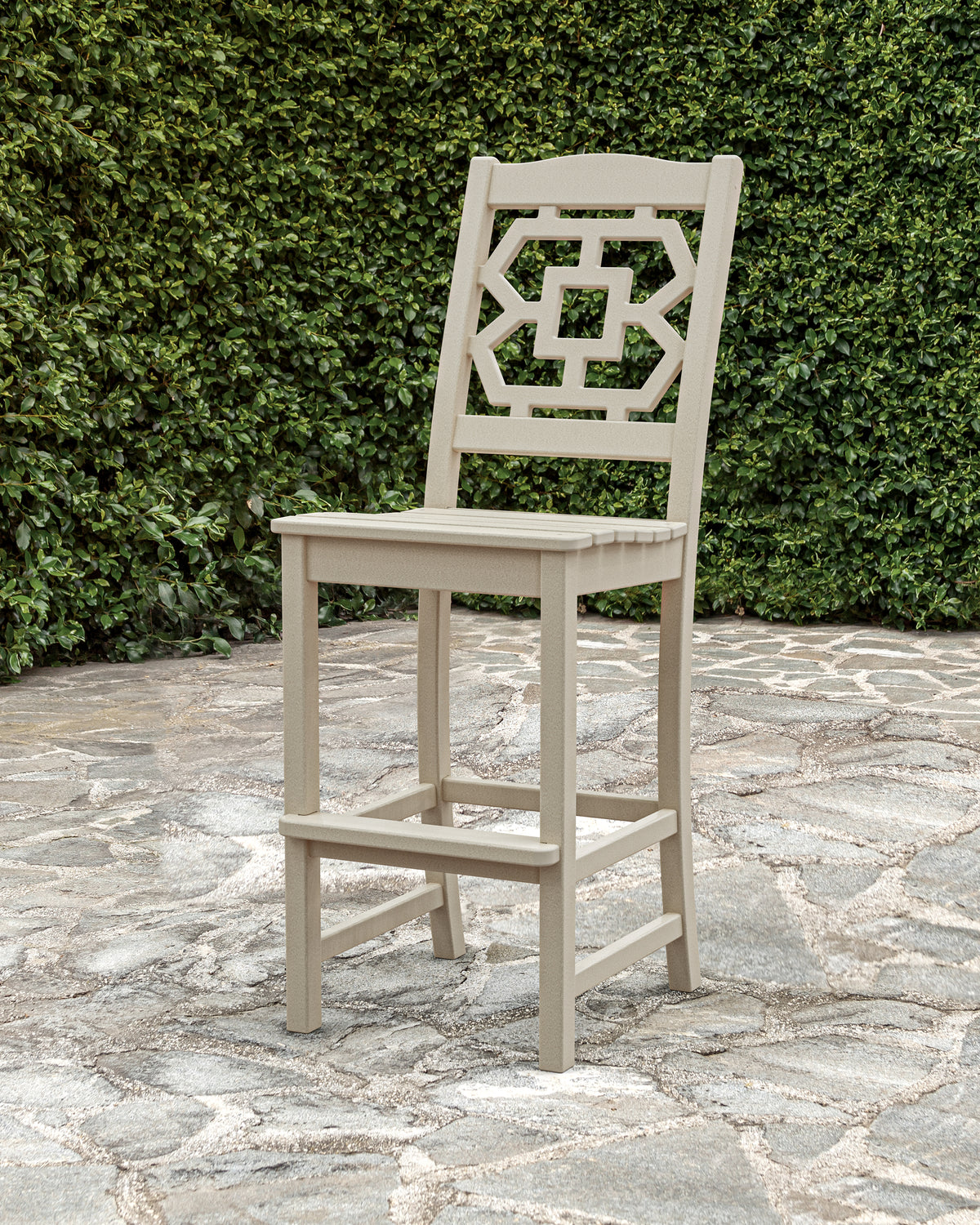 Chinoiserie Bar Side Chair