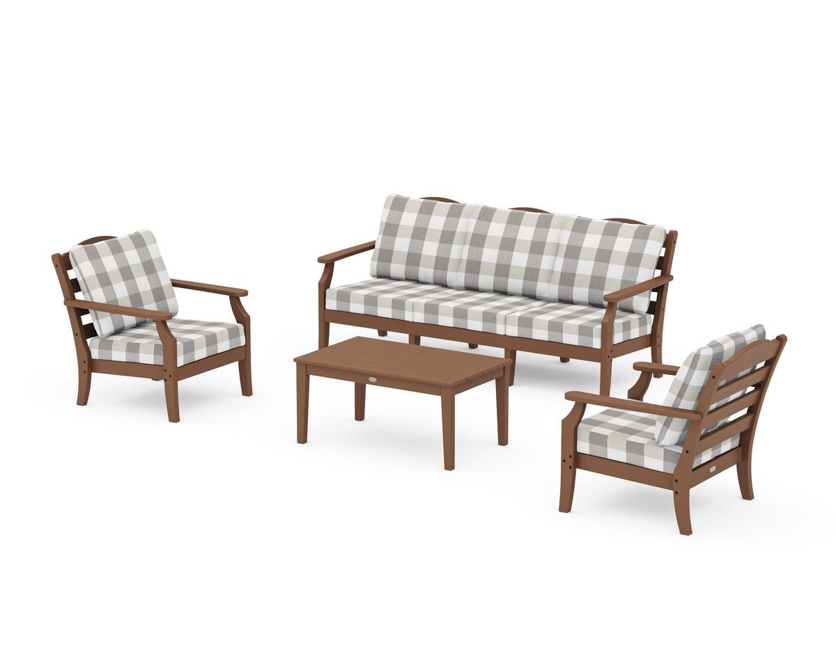 Savannah 4-Piece Deep Seating Set with Sofa