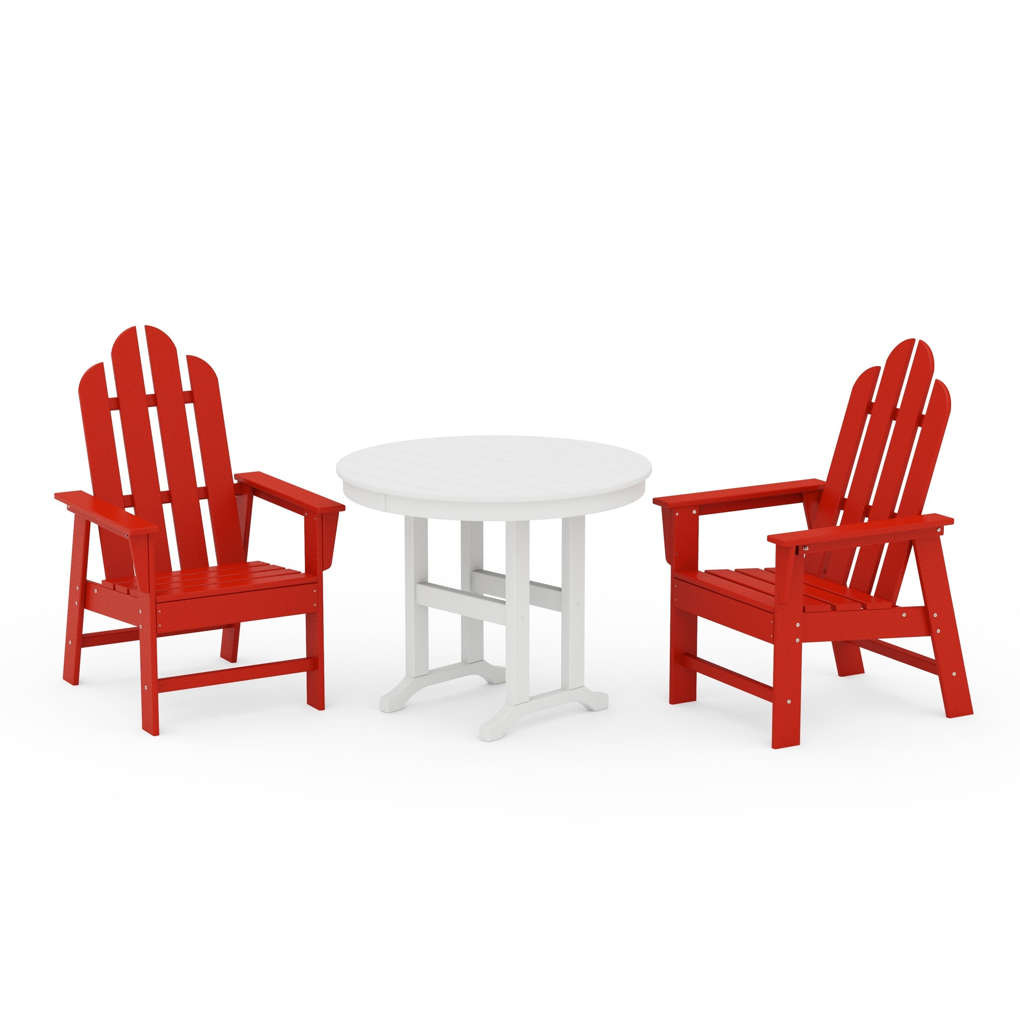 Long Island 3-Piece Round Dining Set