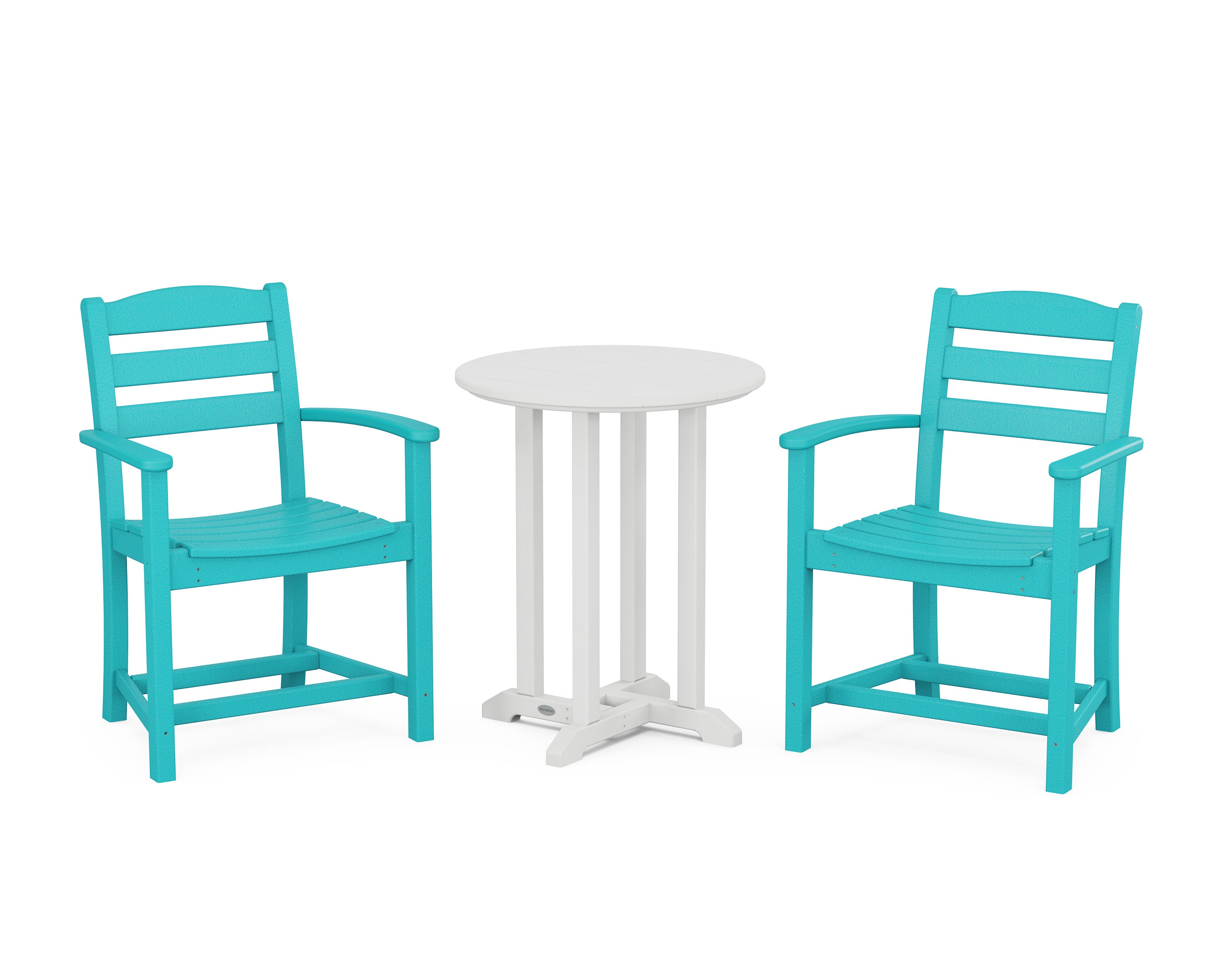 La Casa Café 3-Piece Round Bistro Dining Set
