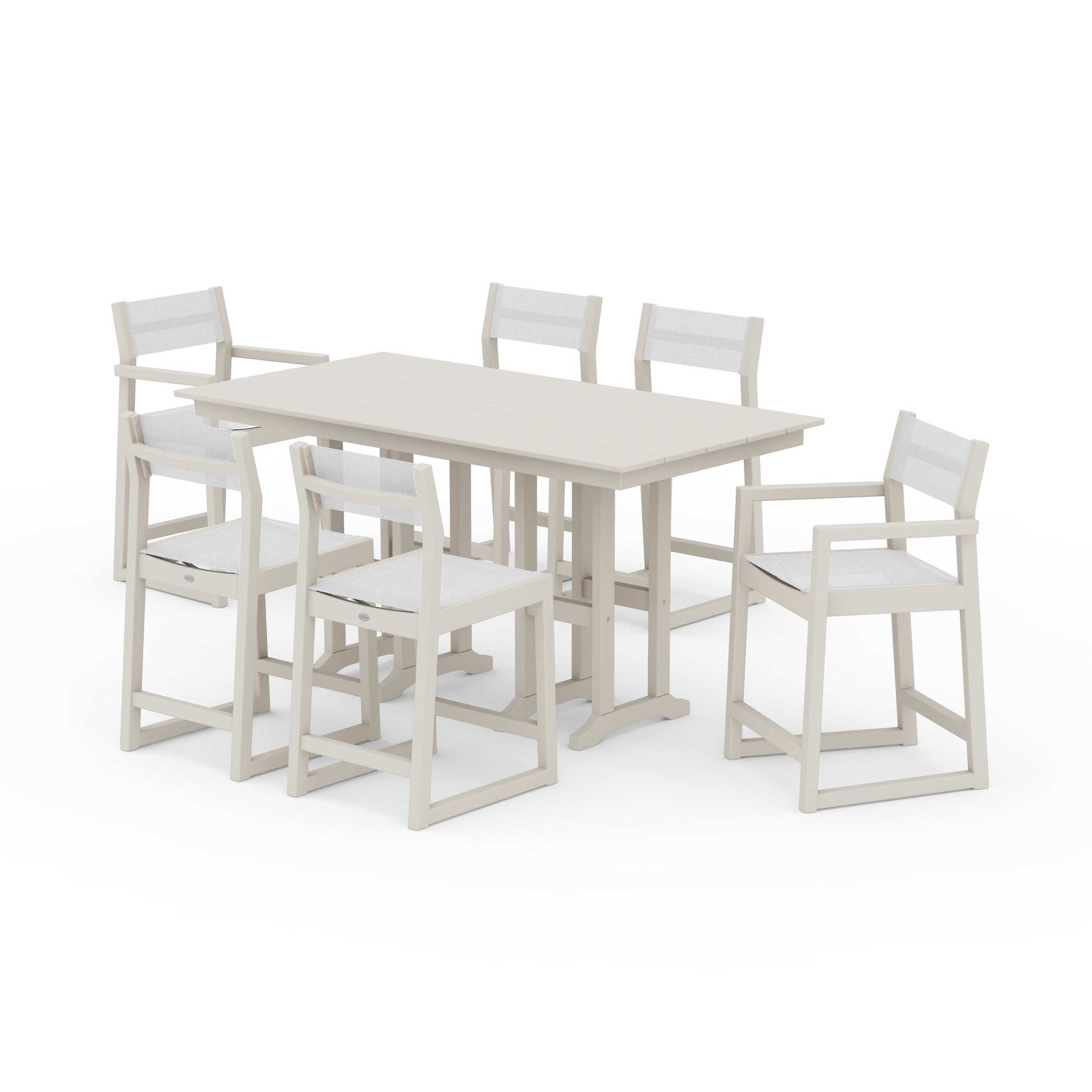 EDGE Sling 7-Piece Farmhouse Counter Set
