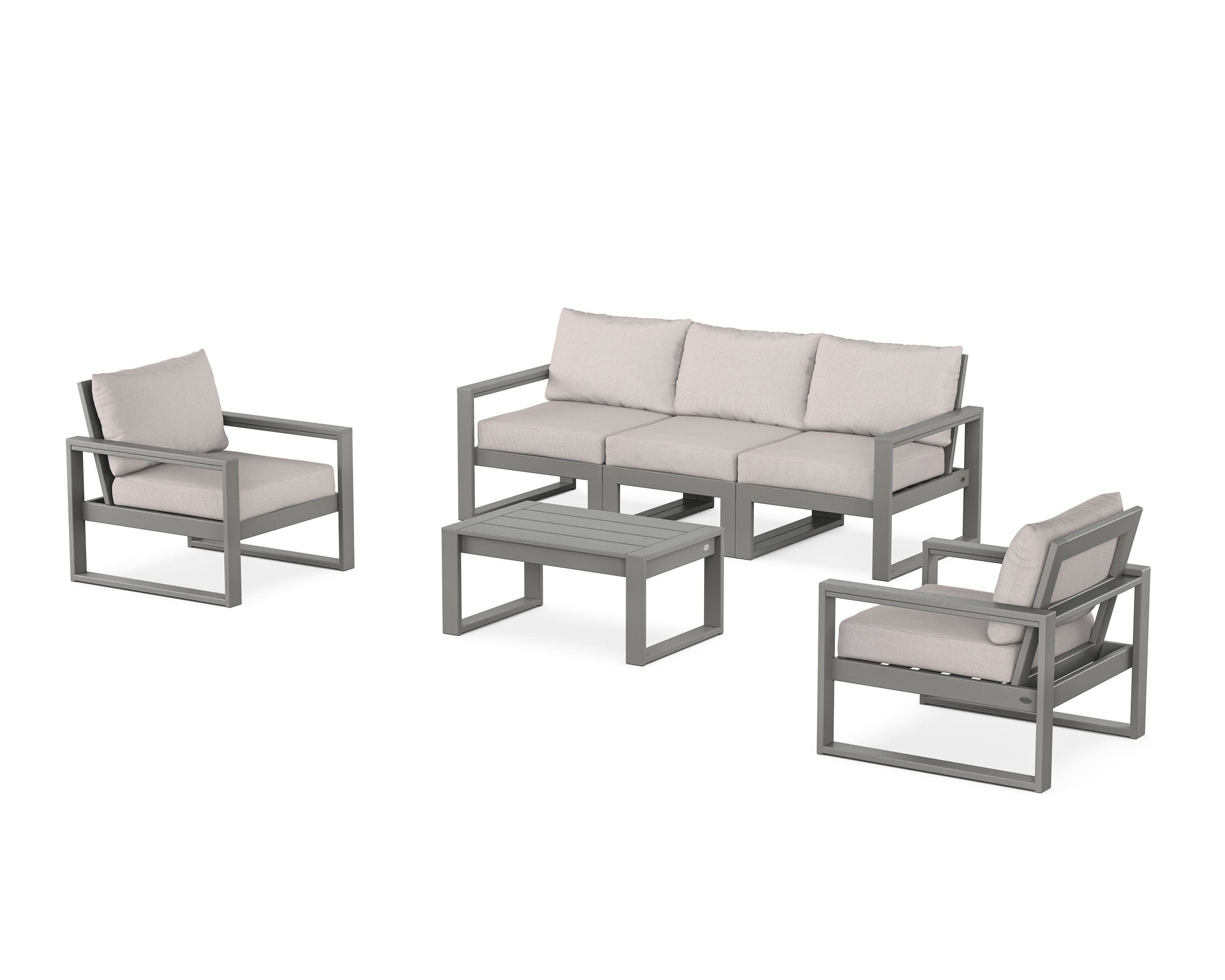 EDGE Sectional 4-Piece Deep Seating Set with Sofa