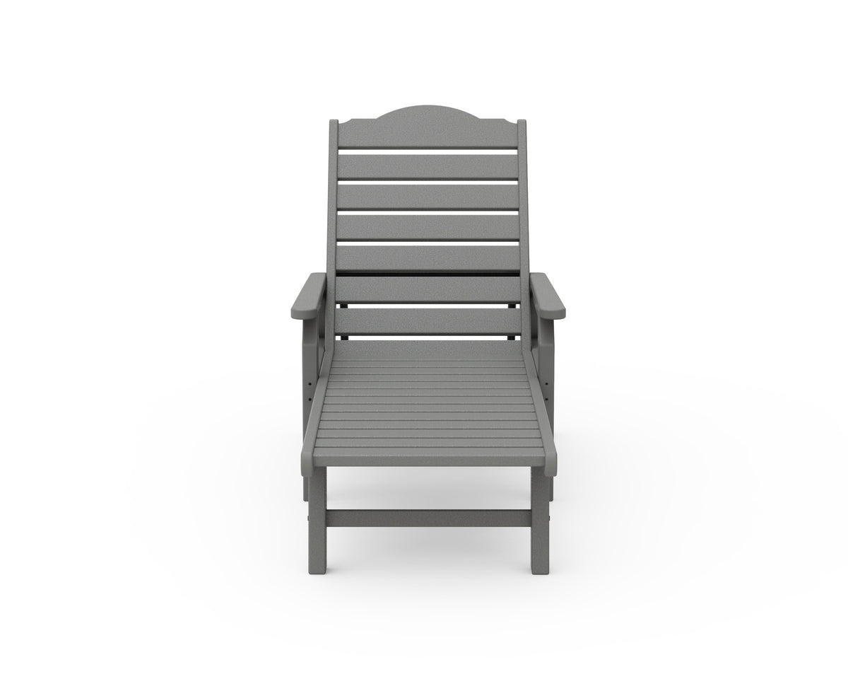 Savannah Chaise with Arms and Wheels