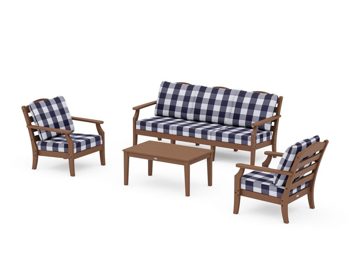 Savannah 4-Piece Deep Seating Set with Sofa