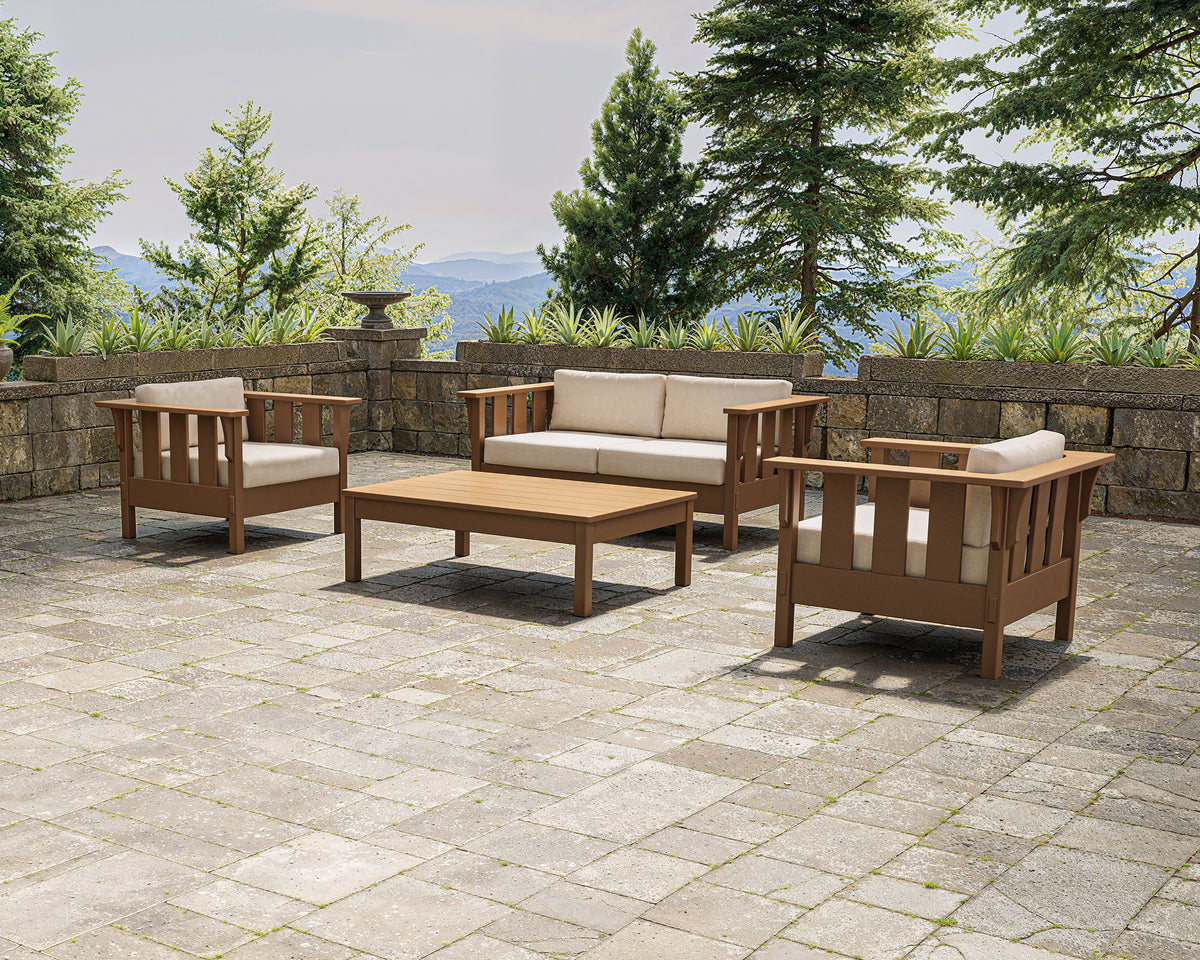 Acadia 4-Piece Deep Seating Set with Loveseat