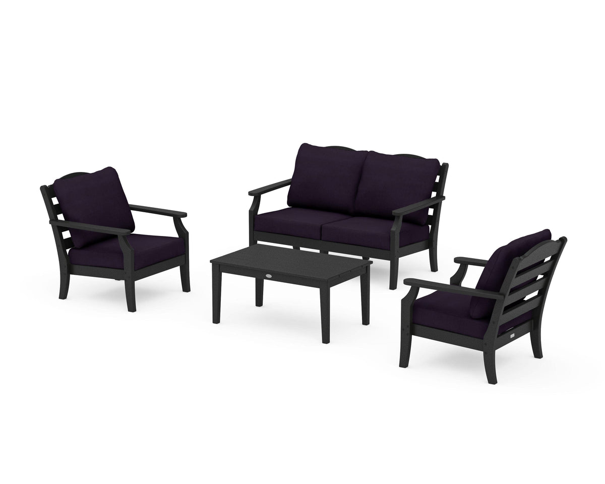 Savannah 4-Piece Deep Seating Set with Loveseat