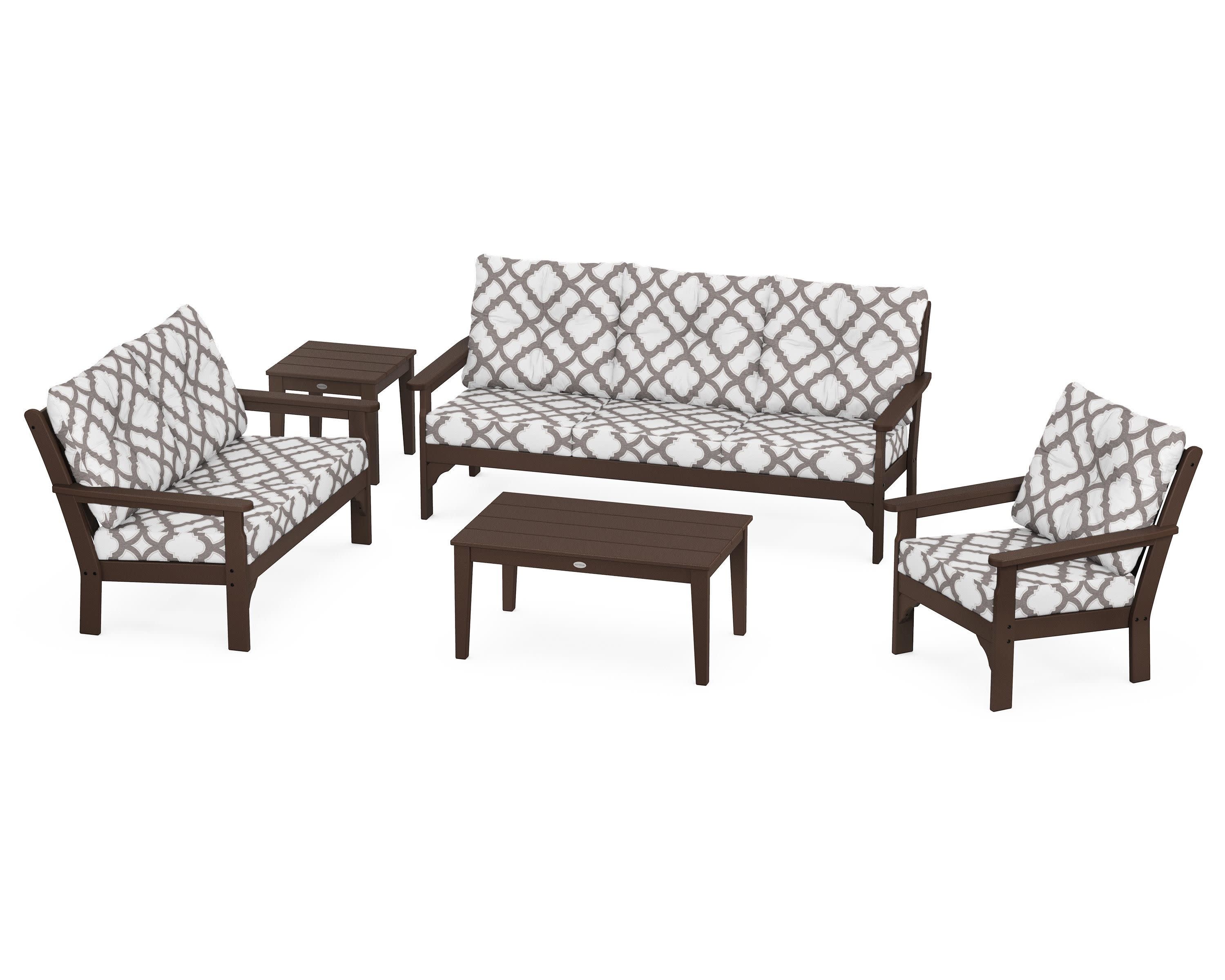 Vineyard 5 Piece Deep Seating Set