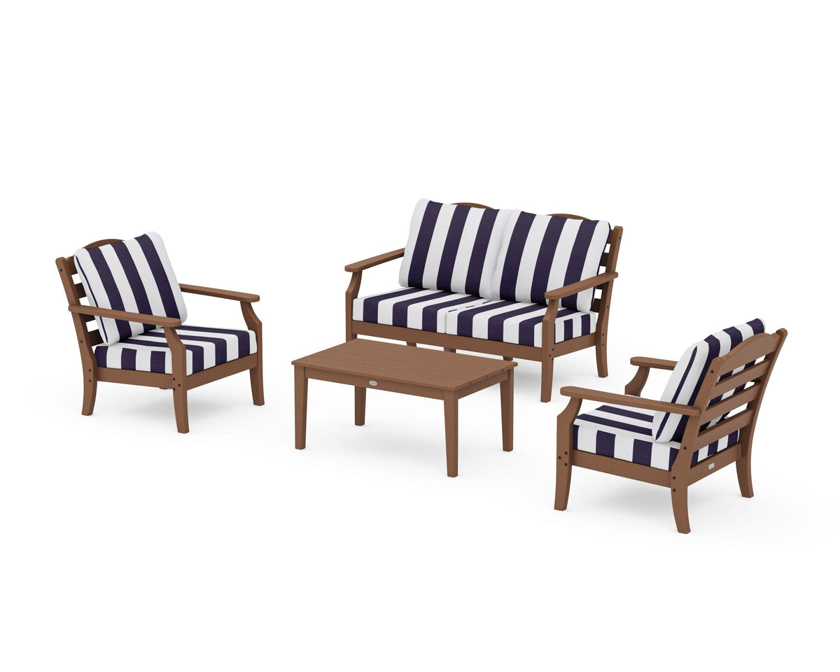 Savannah 4-Piece Deep Seating Set with Loveseat